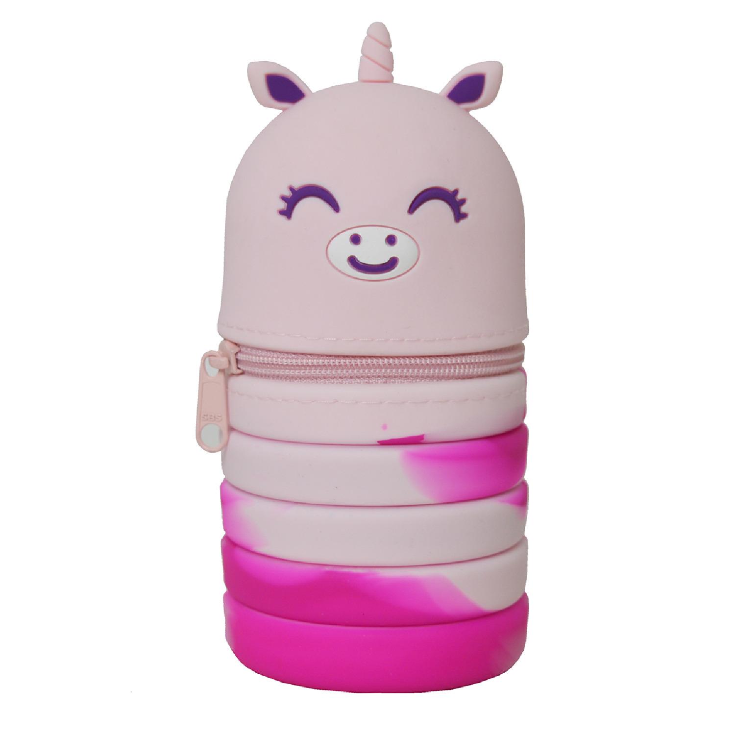 AUCHAN Trousse 1 compartiment Debout multicolor
