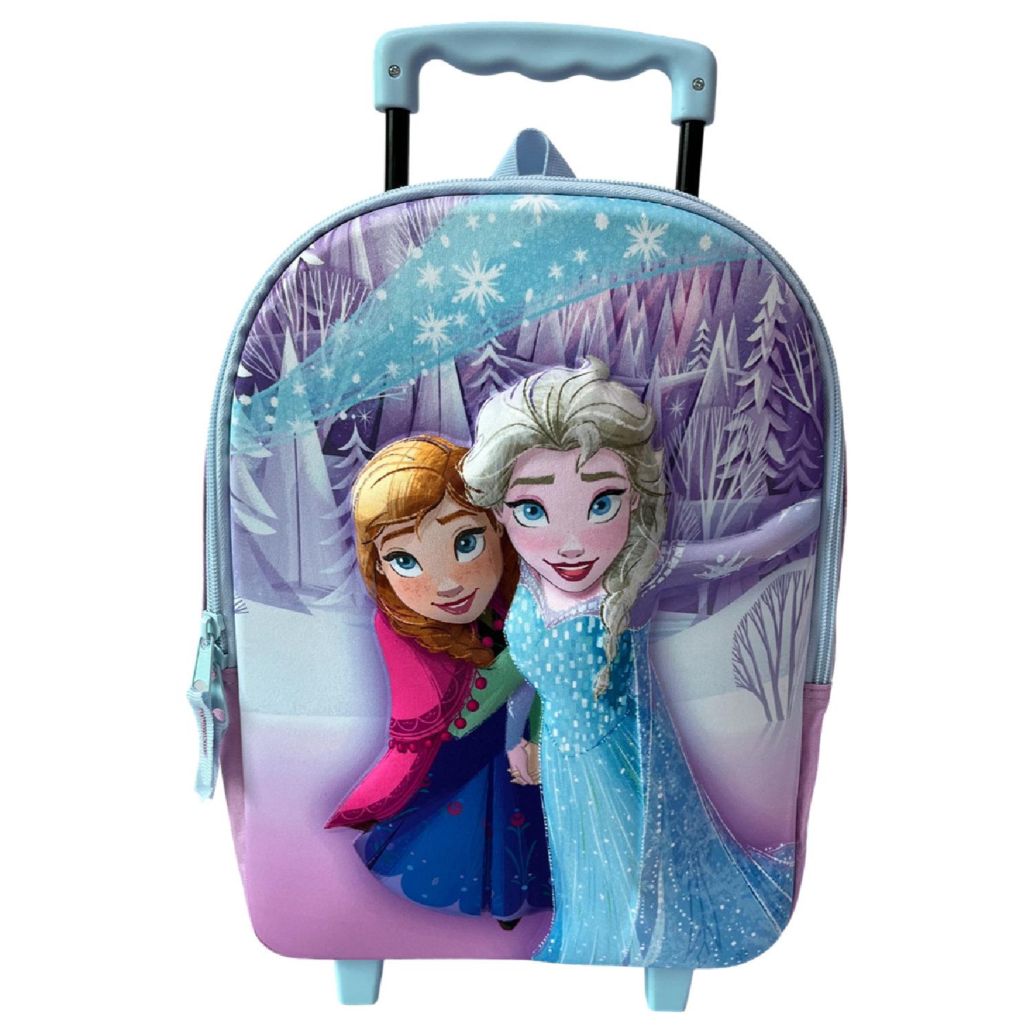 AUCHAN Sac à Goûter à roulettes 3D Reine des Neiges