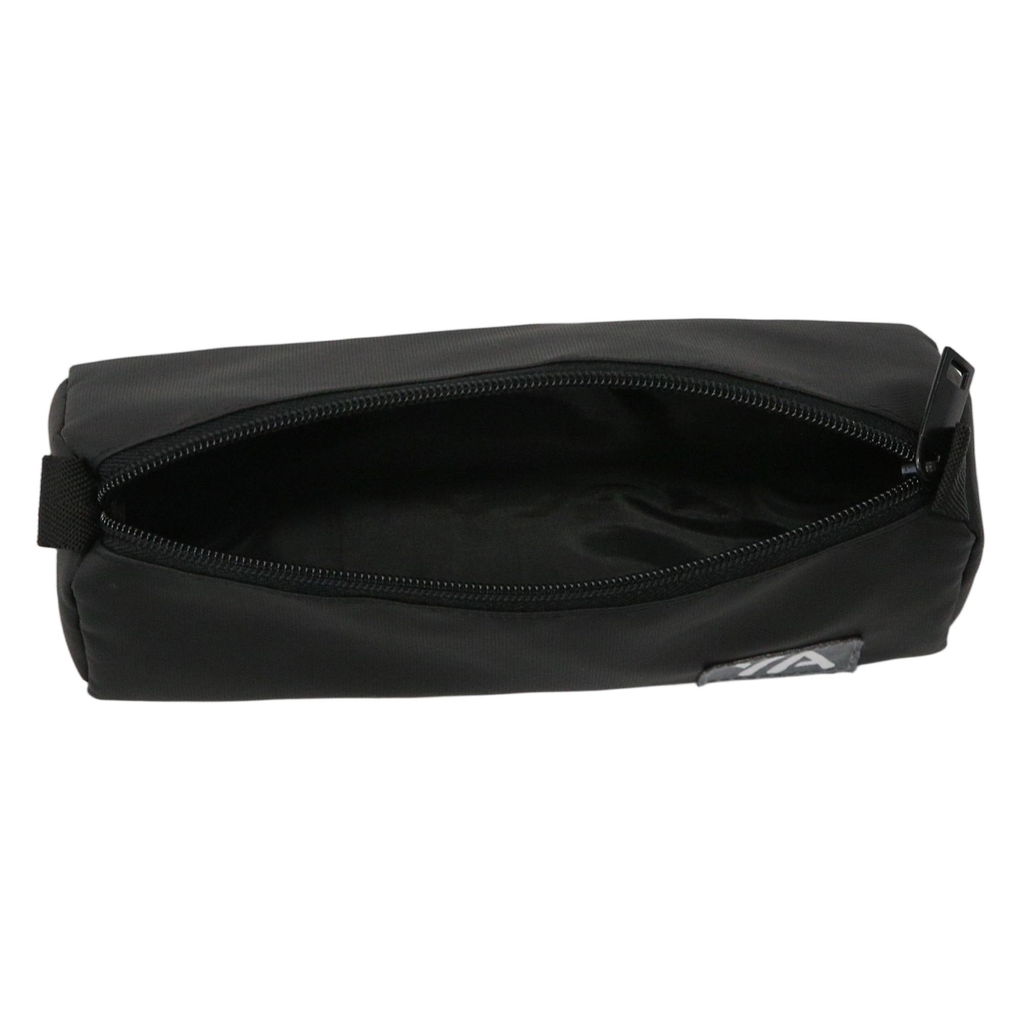 Voir la diapositive 4 : AUCHAN Trousse 1 compartiment Triangle - Noir