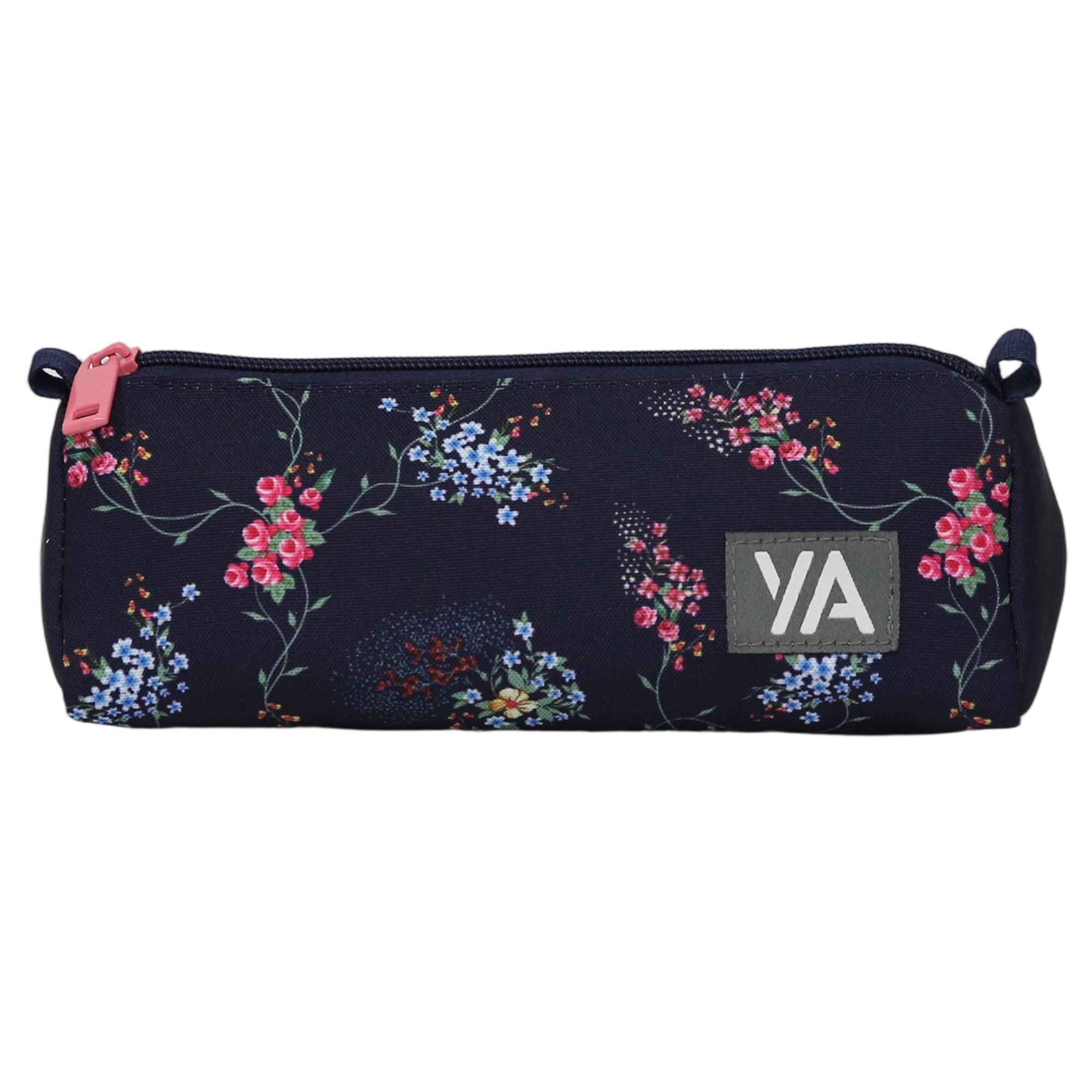 AUCHAN Trousse 1 compartiment Triangle Fleurs