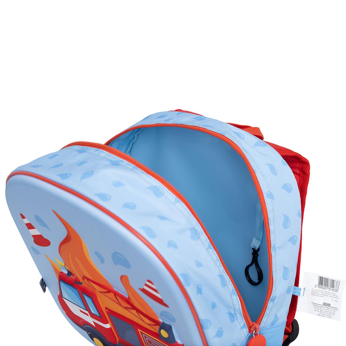 Voir la diapositive 5 : AUCHAN Sac à Dos 3D Pompier