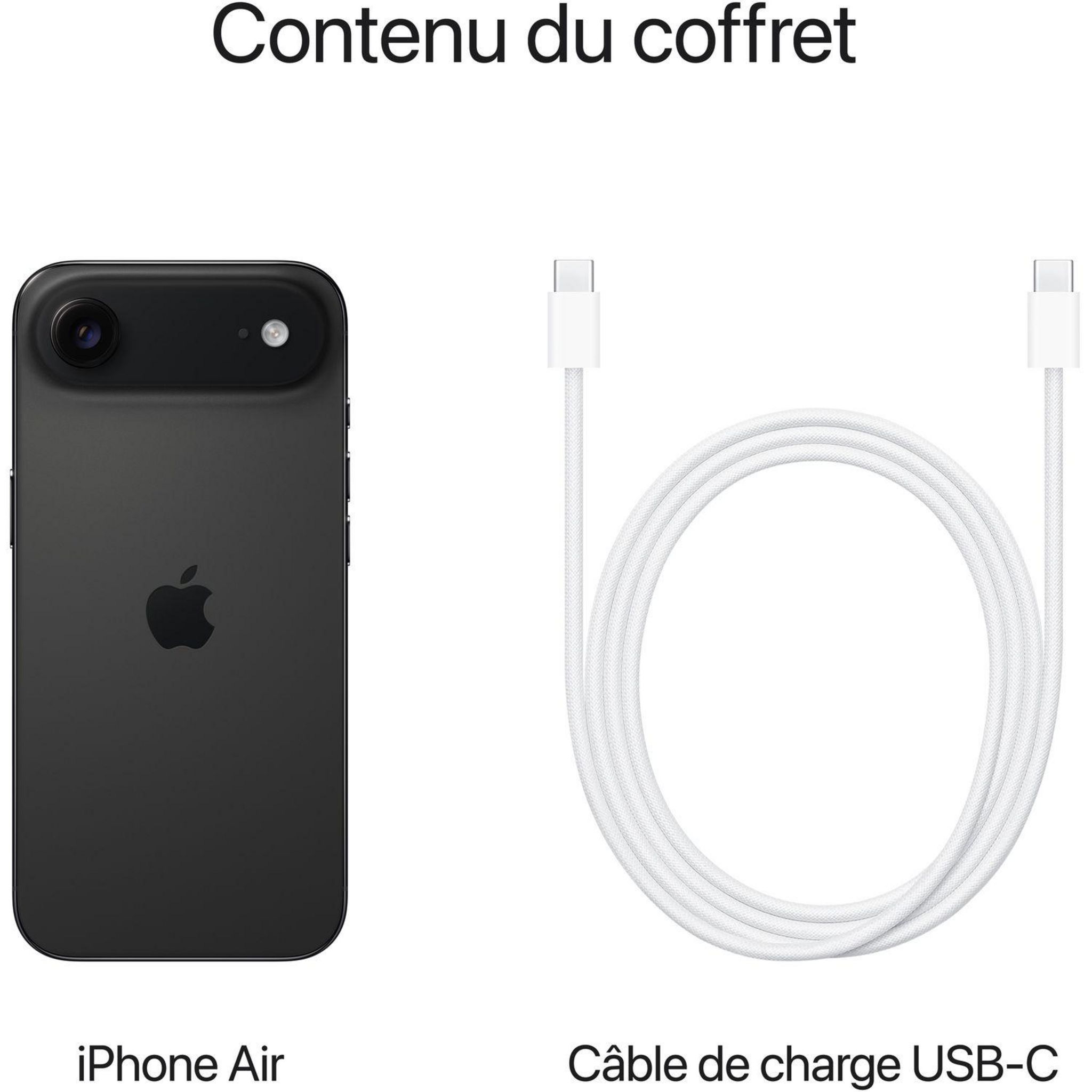 Voir la diapositive 8 : APPLE iPhone 17 Air 256Go - Noir Sidéral