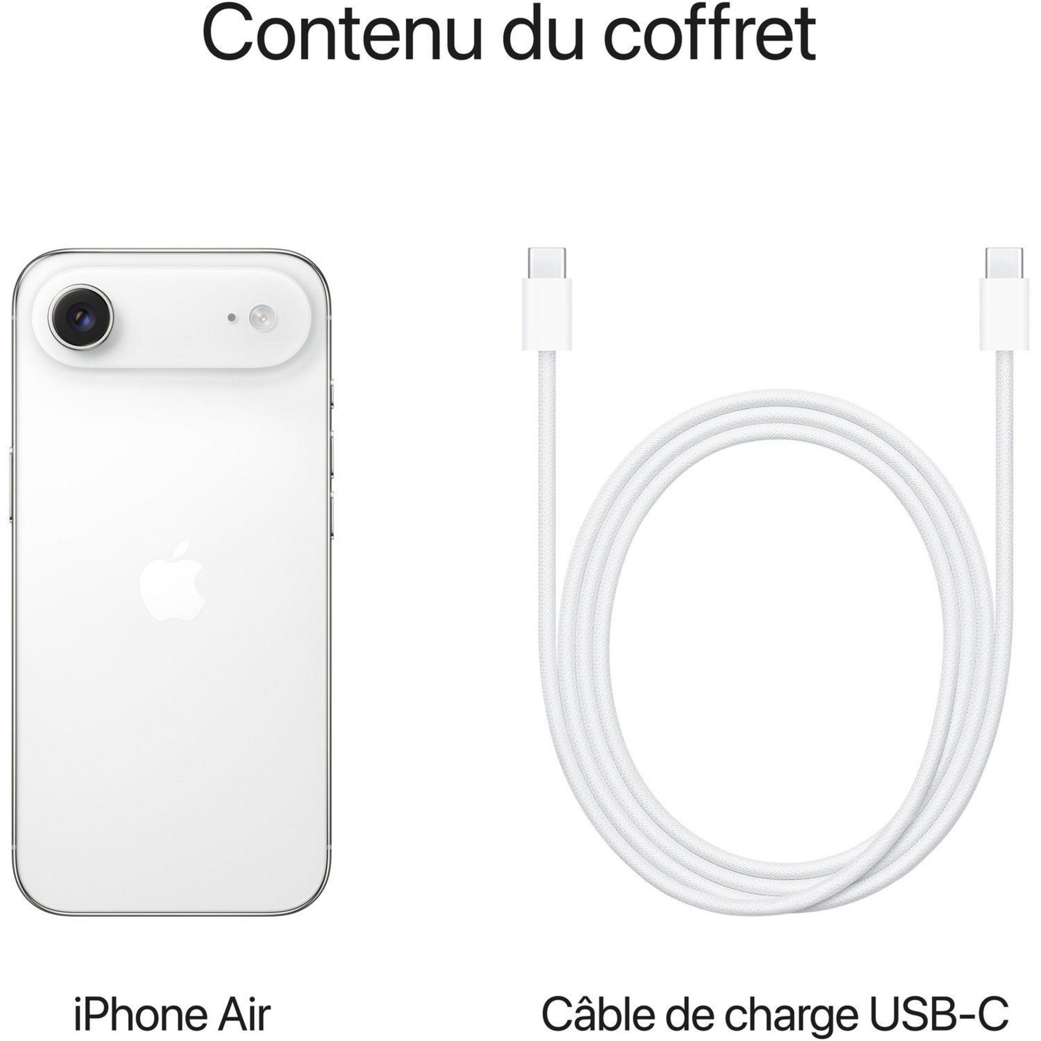 Voir la diapositive 8 : APPLE iPhone 17 Air 512Go - Blanc Nuage