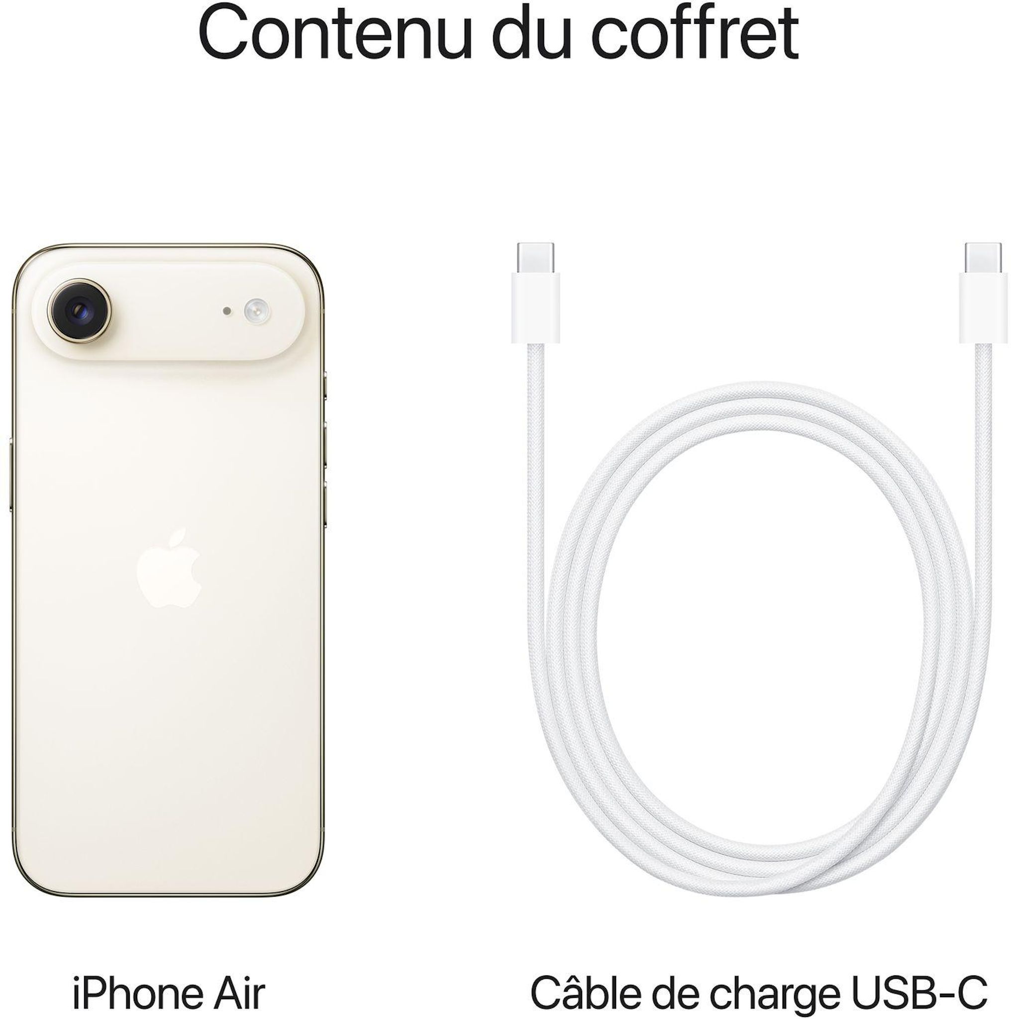 Voir la diapositive 8 : APPLE iPhone 17 Air 1To - Or Clair