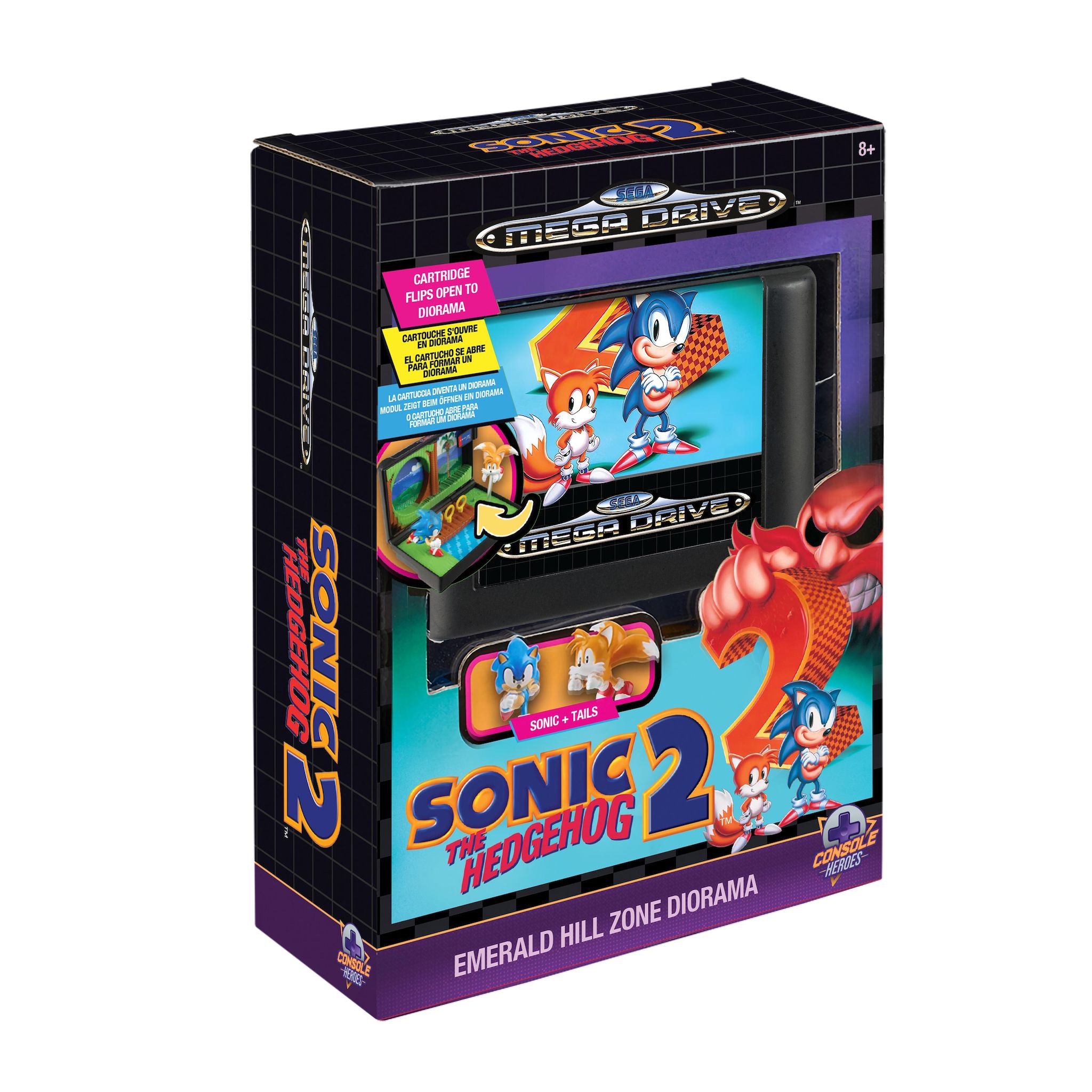 Voir la diapositive 5 : ONE UP Figurine console Heores Mega Drive Sonic 2