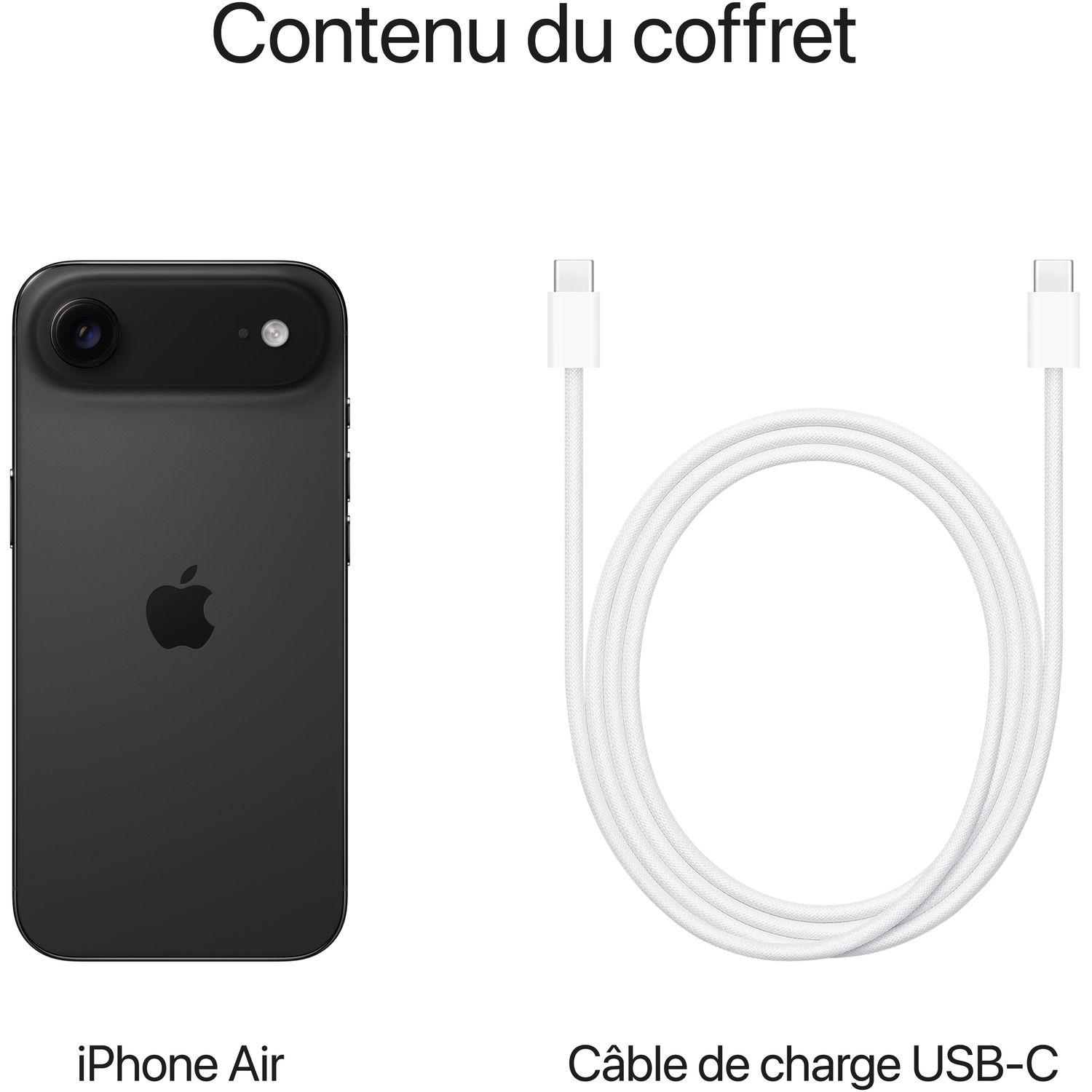 Voir la diapositive 8 : APPLE iPhone 17 Air 1To - Noir Sidéral