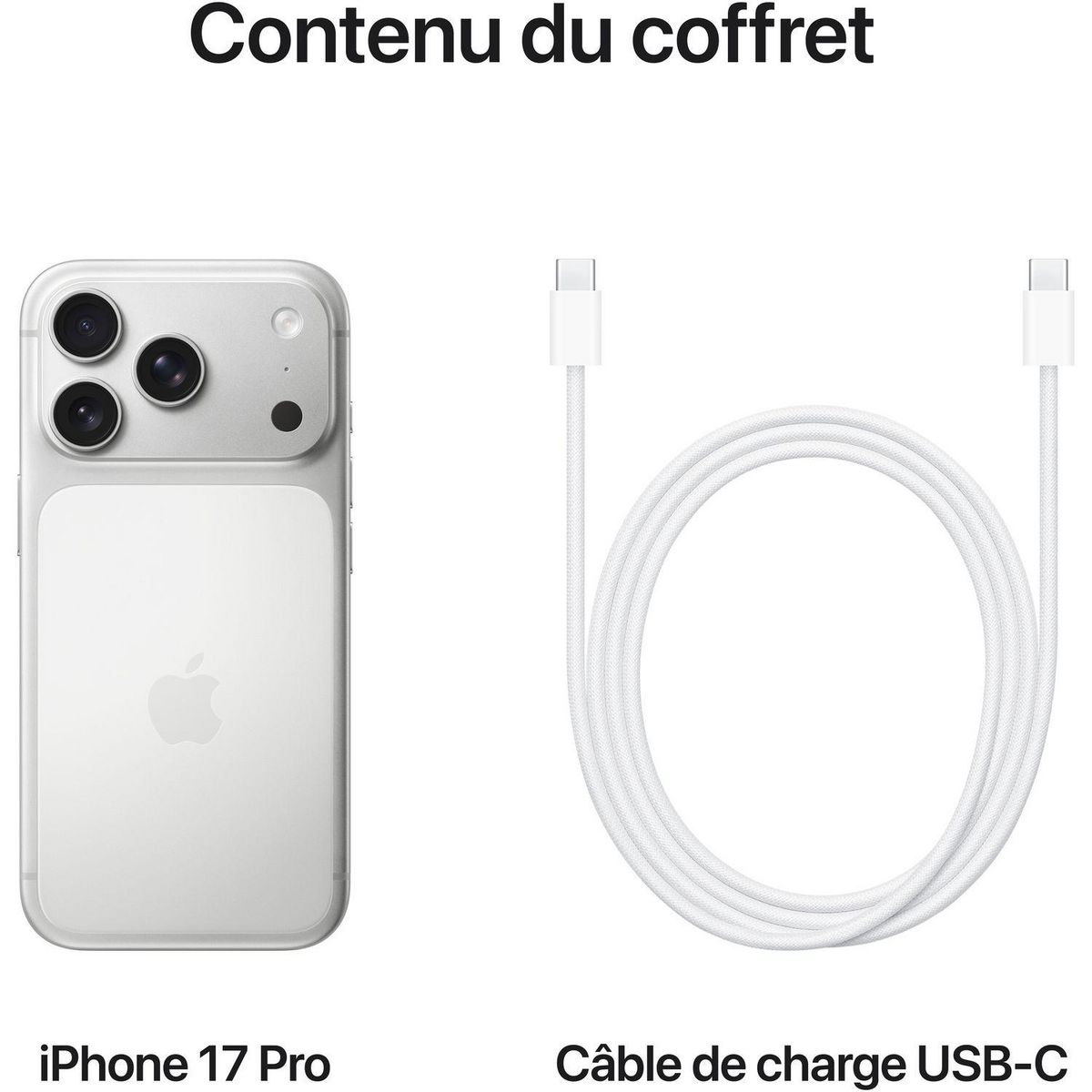 APPLE iPhone 17 Pro 256Go - Argent