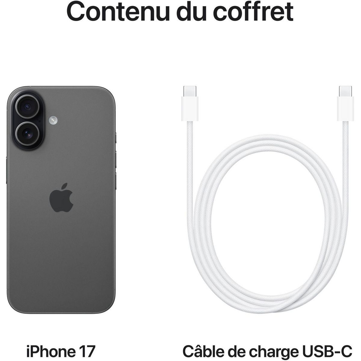 APPLE iPhone 17 256Go - Noir