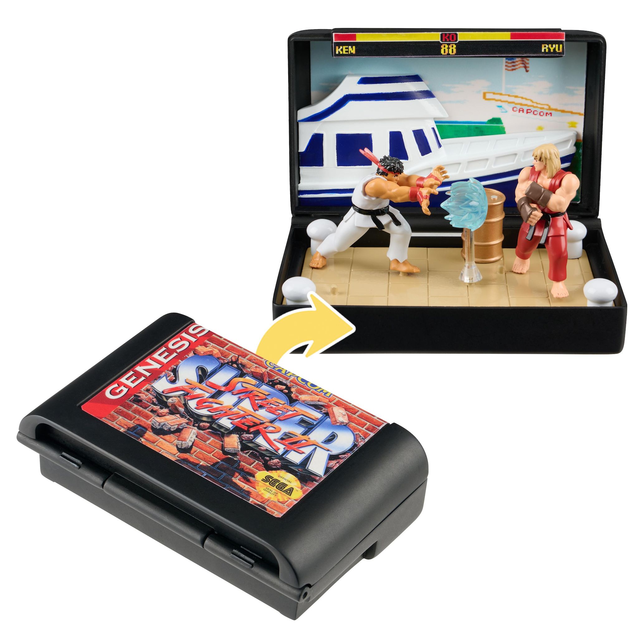 Voir la diapositive 7 : ONE UP Figurine Console Heroes Mega Drive Street Fighter