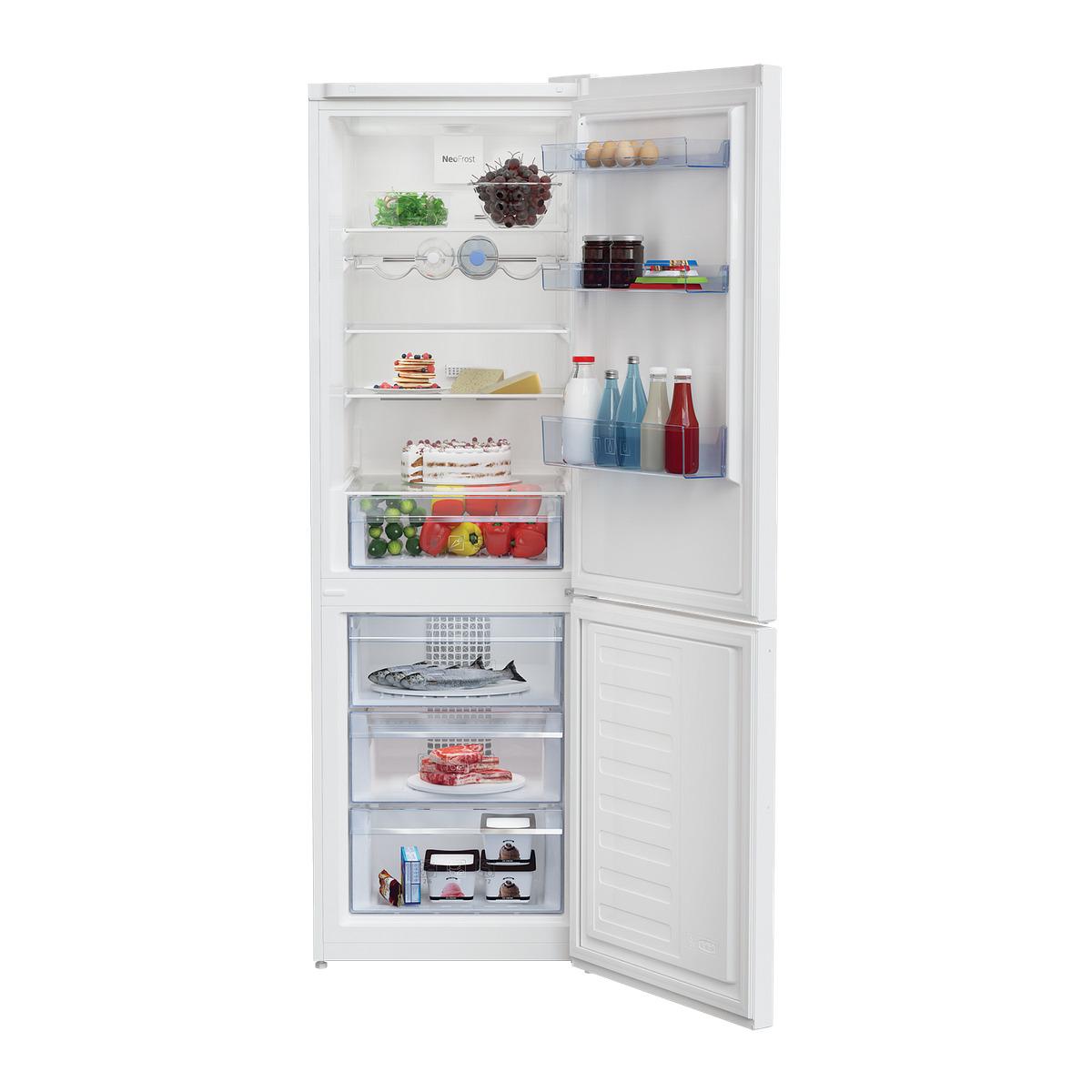 Voir la diapositive 2 : BEKO Réfrigérateur combiné RCNA366K40WN, 324 L, Froid ventilé, E