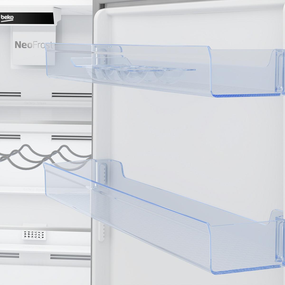 Voir la diapositive 5 : BEKO Réfrigérateur combiné RCNA366K40WN, 324 L, Froid ventilé, E