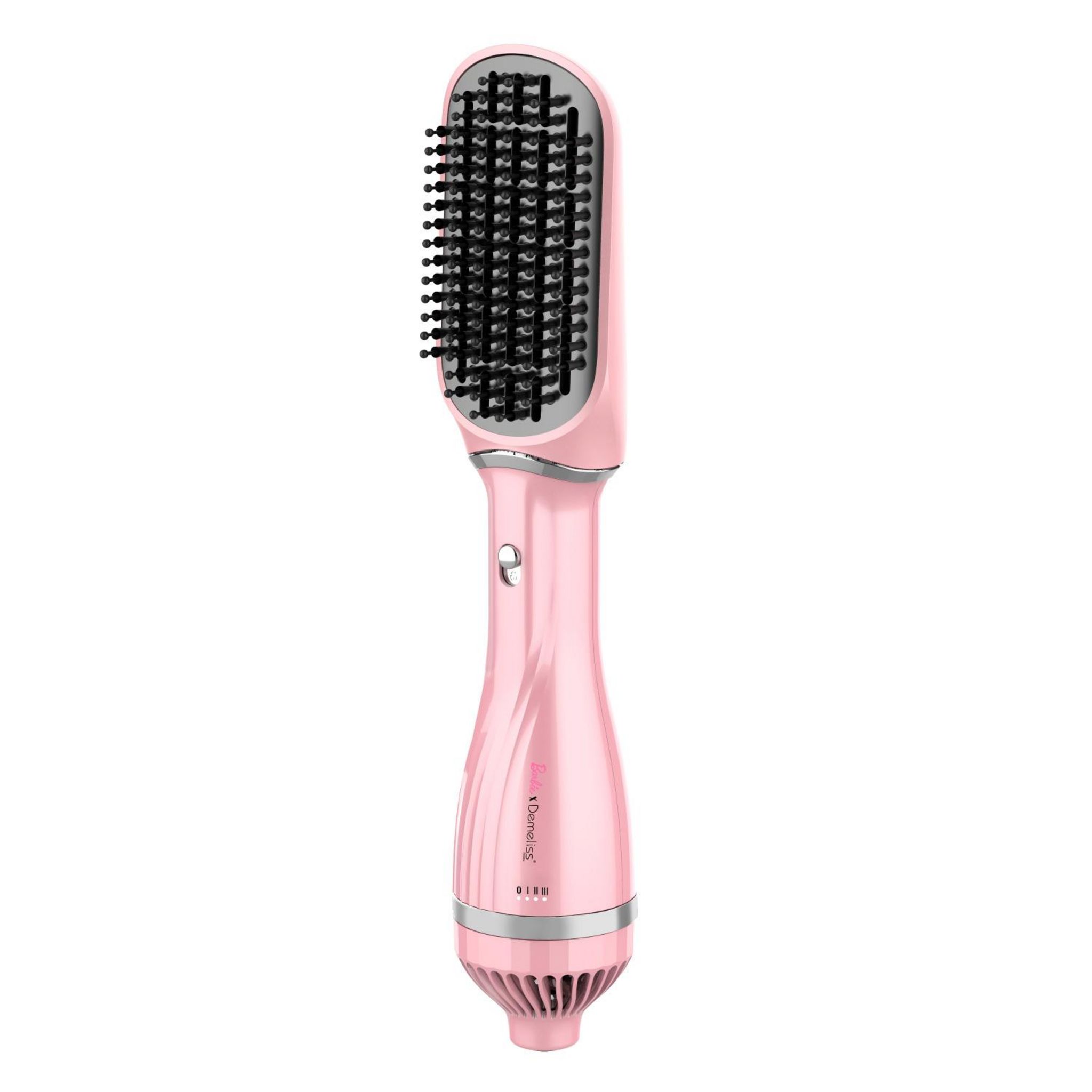 Voir la diapositive 2 : DEMELISS Brosse soufflante 2 en 1 ED.21375 - Rose