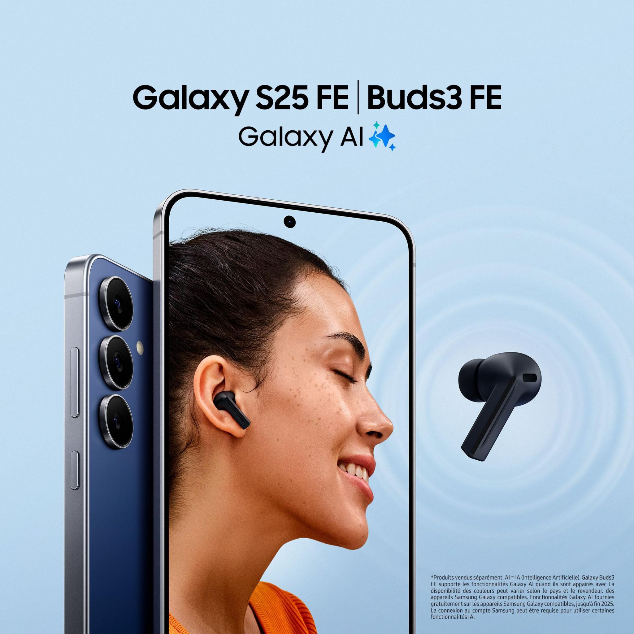 Voir la diapositive 9 : SAMSUNG Galaxy S25 FE 5G 256Go - Blanc