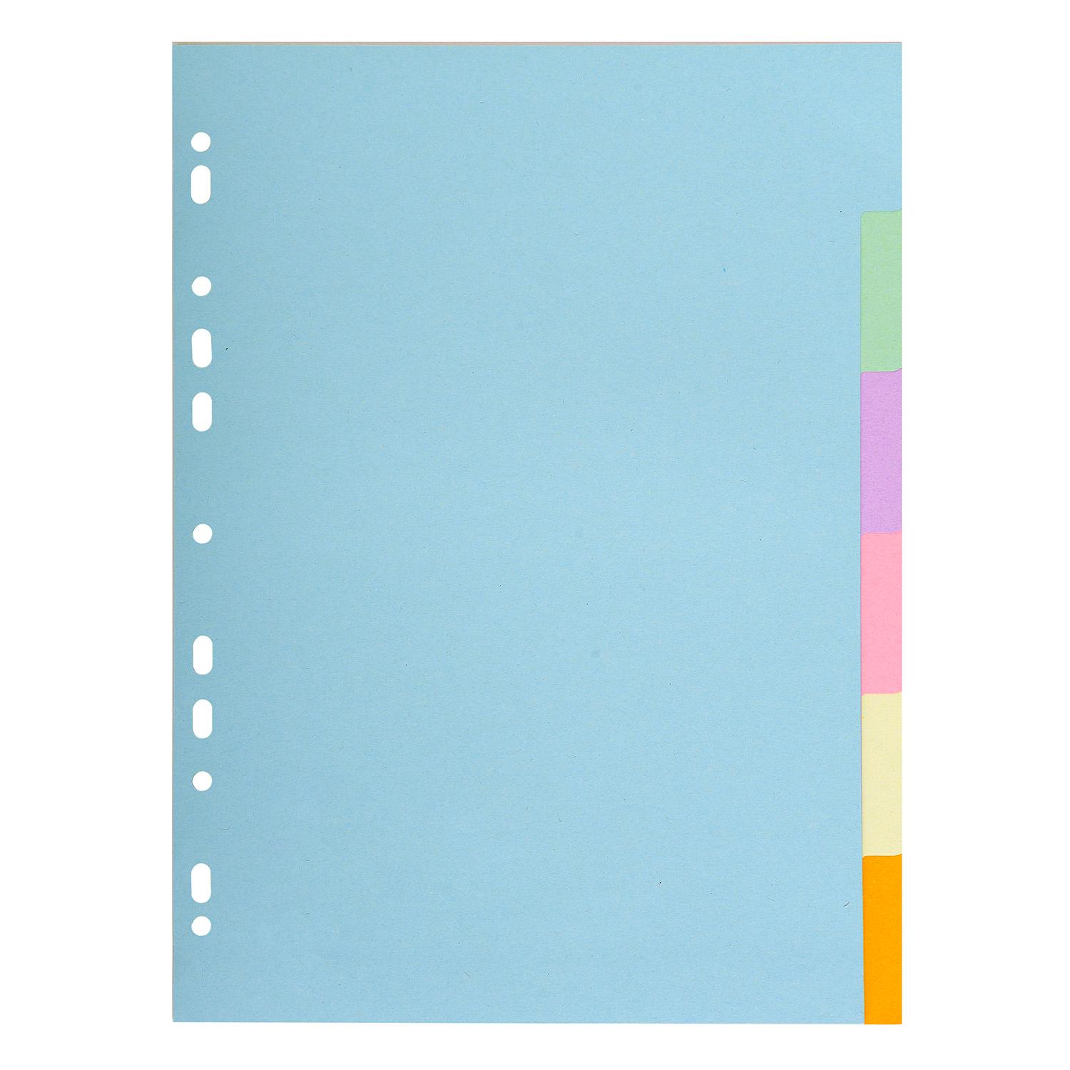 Voir la diapositive 3 : POUCE Intercalaires x6 pièces format A4, en polypro recyclée