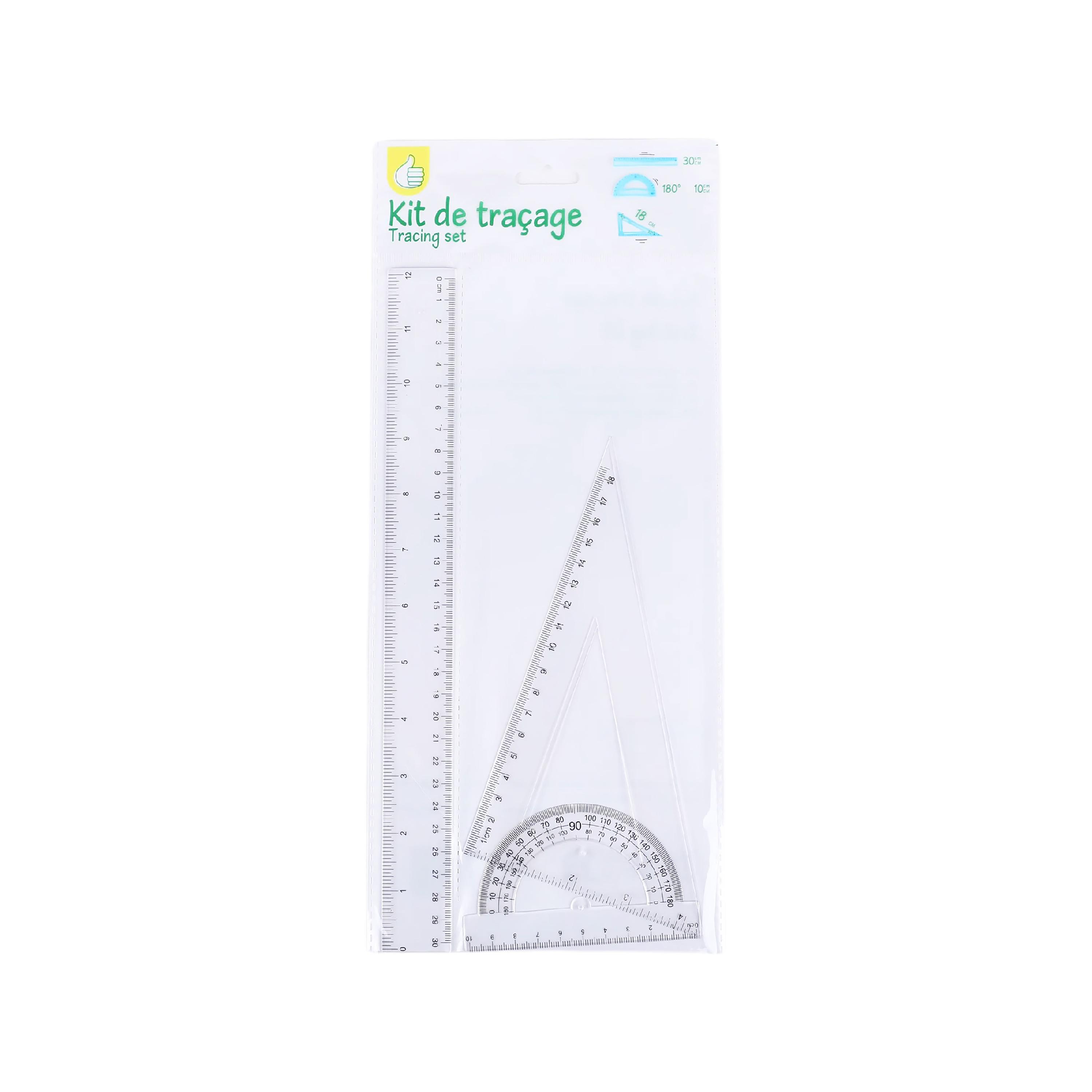 PREMIER PRIX Set de Traçage 3 pièces
