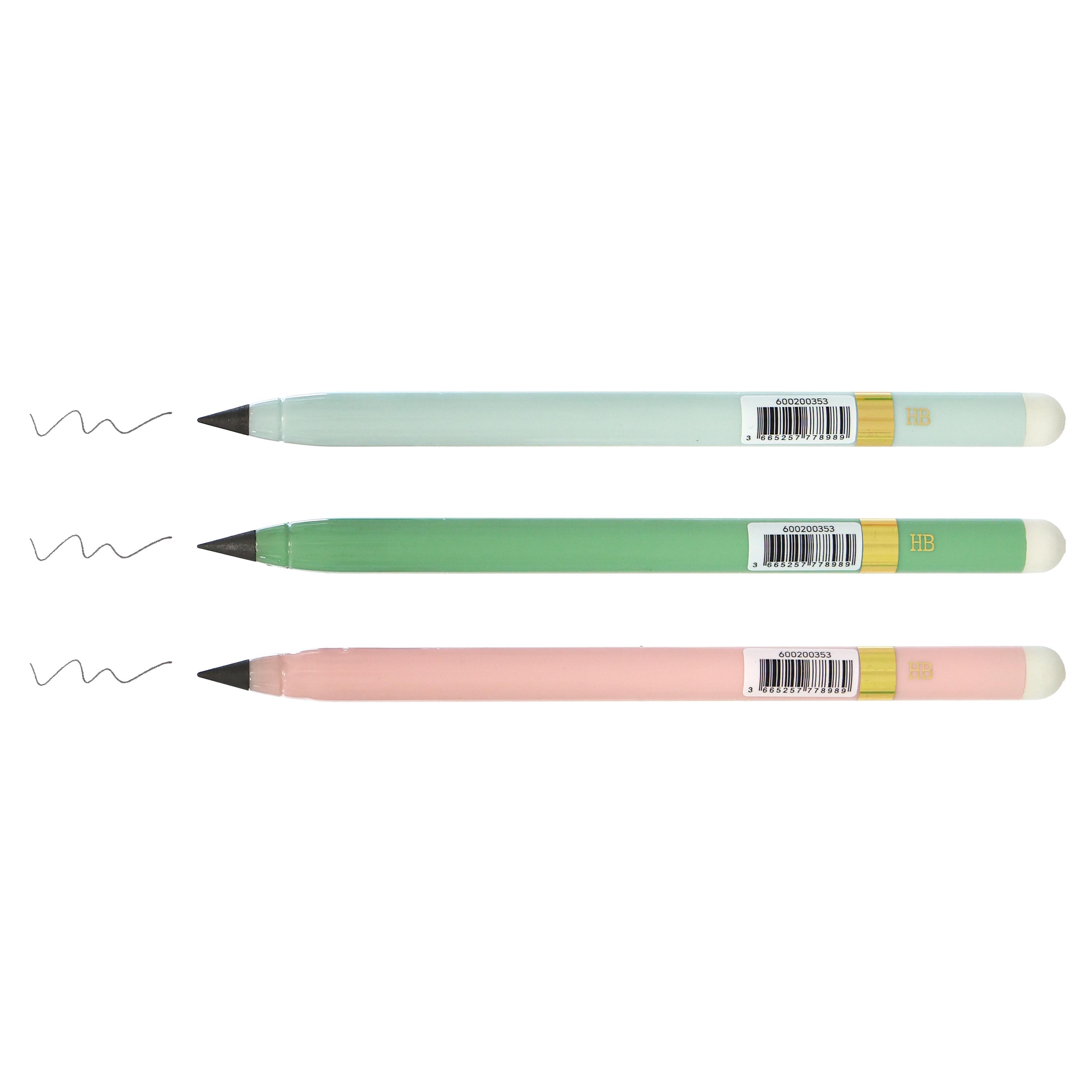 Voir la diapositive 2 : AUCHAN Crayon Graphite Eternel Fun