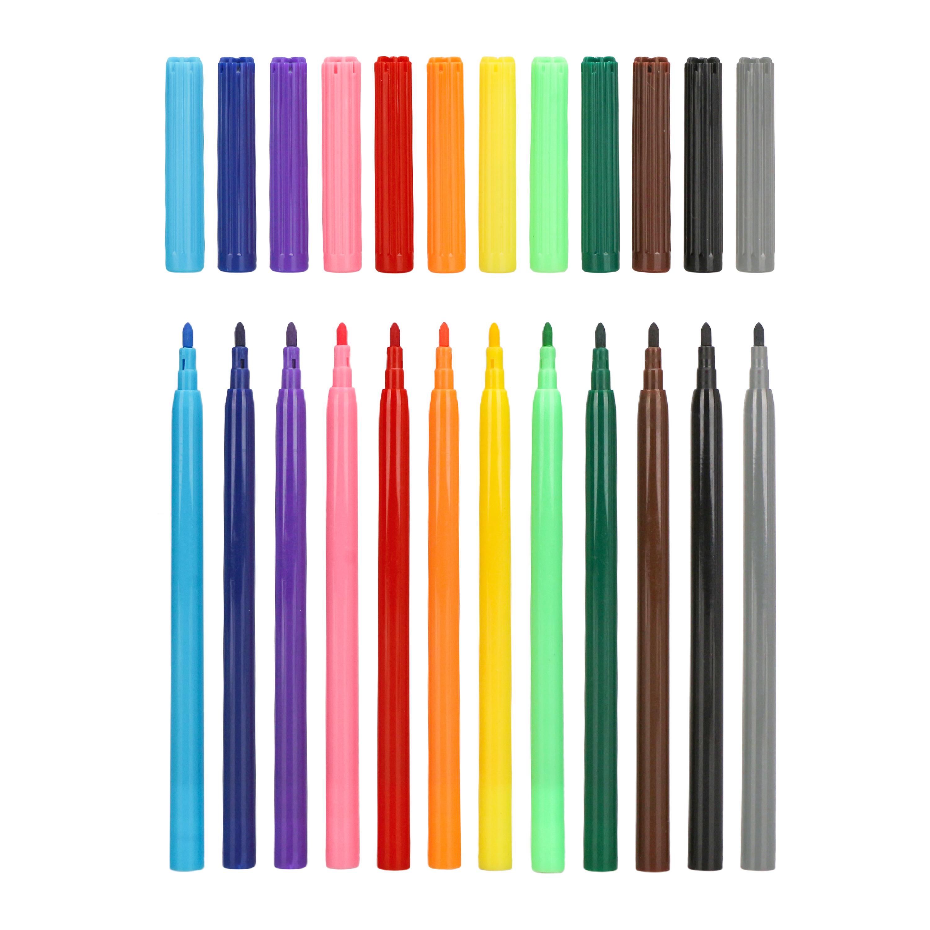 Voir la diapositive 2 : PREMIER PRIX Pochette de 12 feutres de coloriage