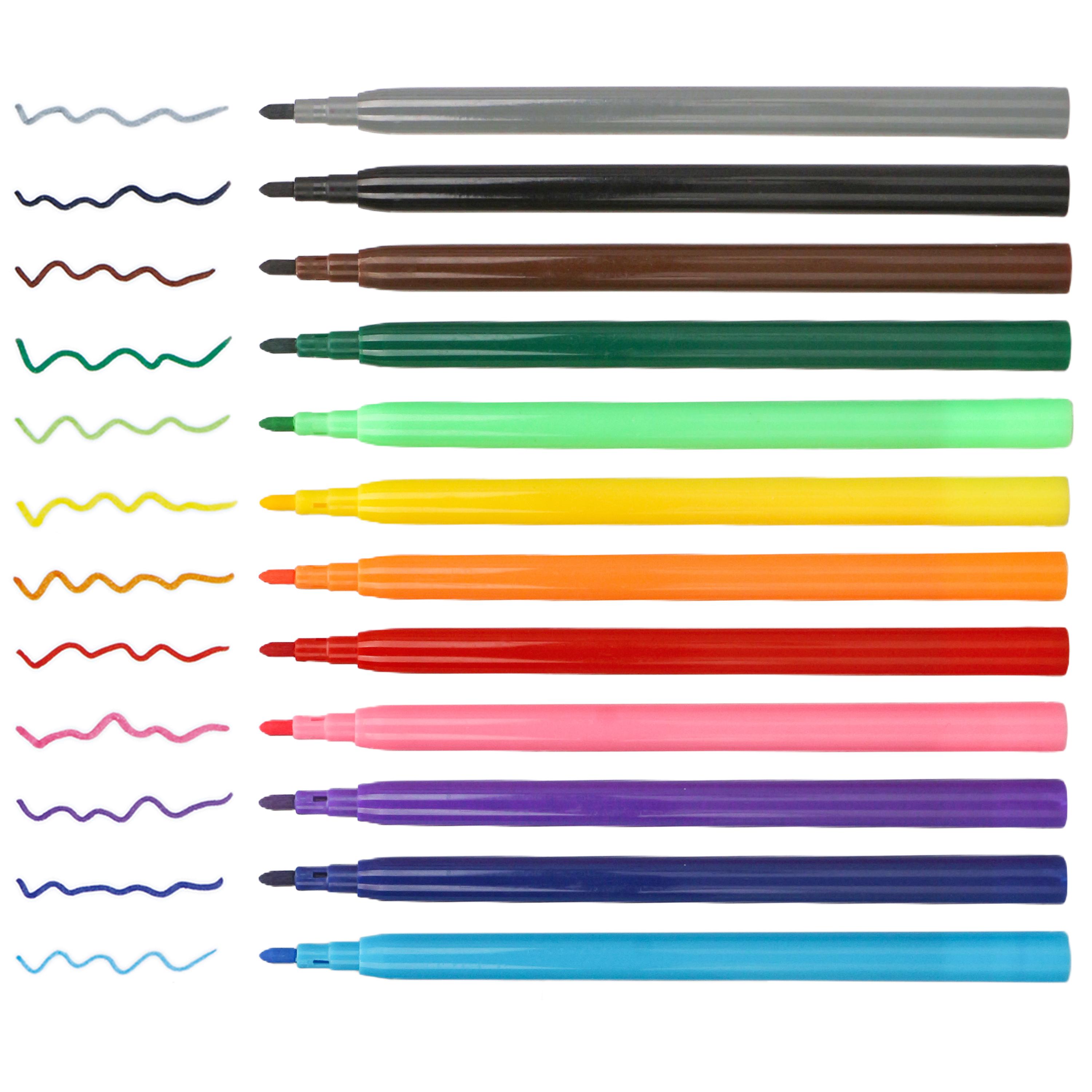 Voir la diapositive 3 : PREMIER PRIX Pochette de 12 feutres de coloriage