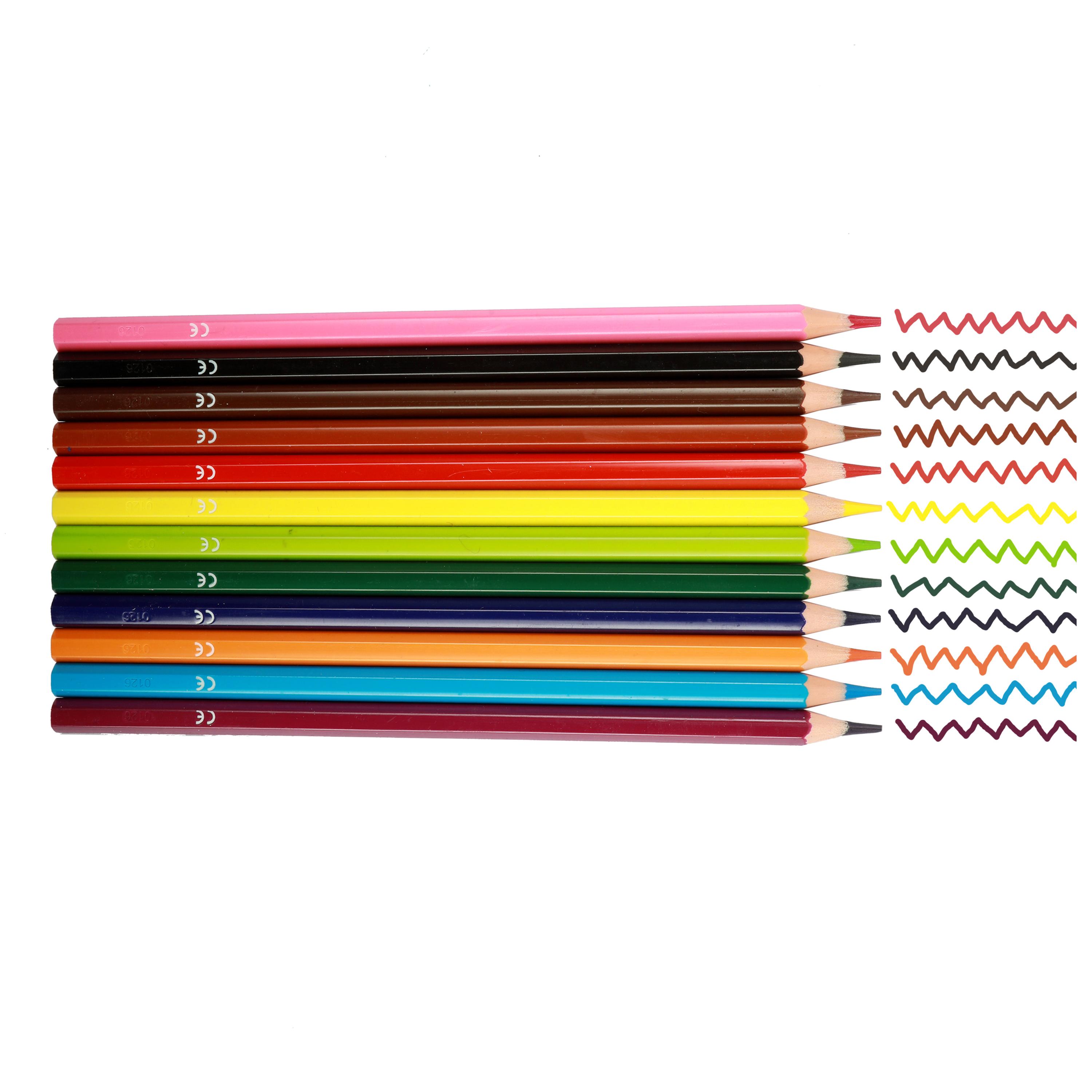 Voir la diapositive 3 : PREMIER PRIX Pochette de 12 crayons de couleurs Plastique