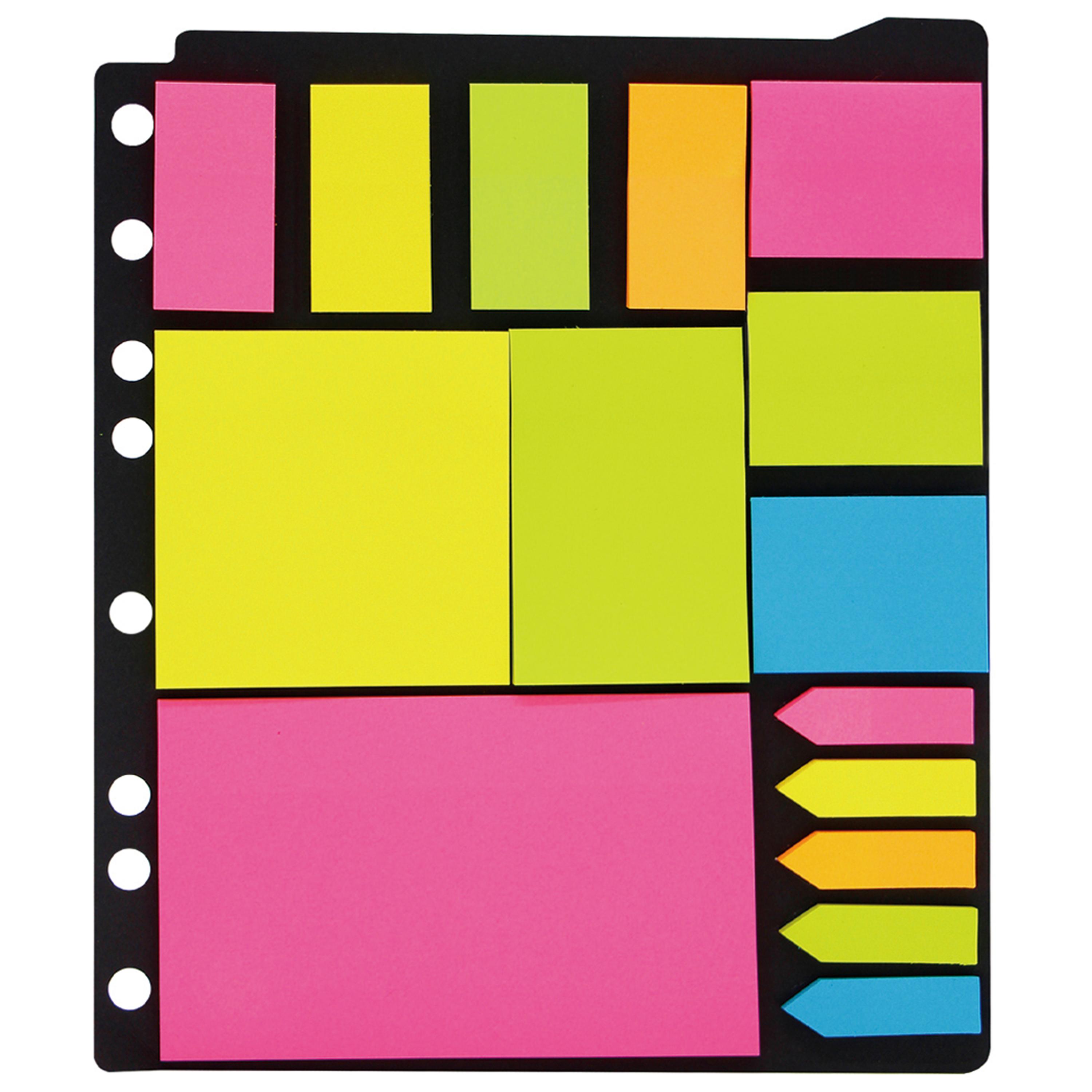 Voir la diapositive 2 : PREMIER PRIX Bloc Note repositionnable 15x25 feuilles - Fluo