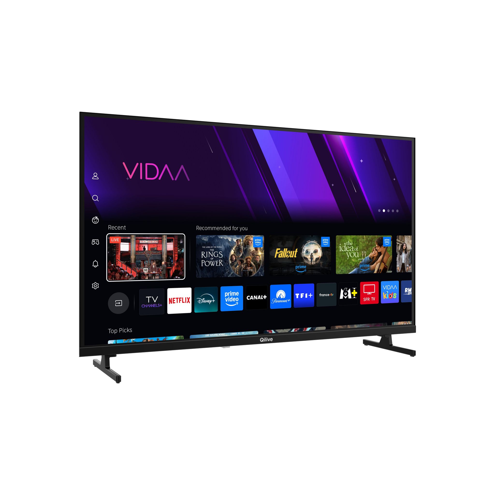 Voir la diapositive 2 : QILIVE TV Q32HS251B