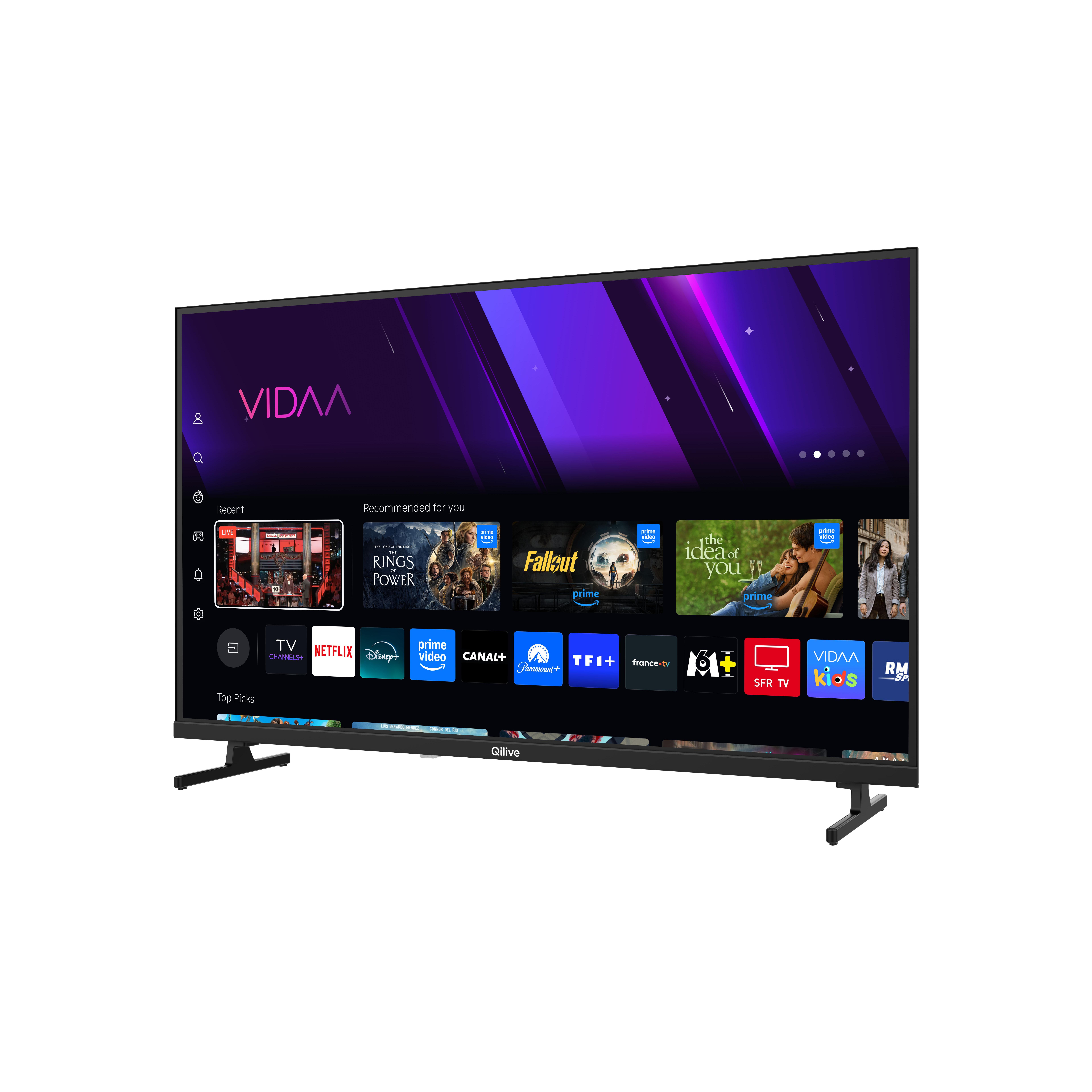 Voir la diapositive 4 : QILIVE TV Q32HS251B