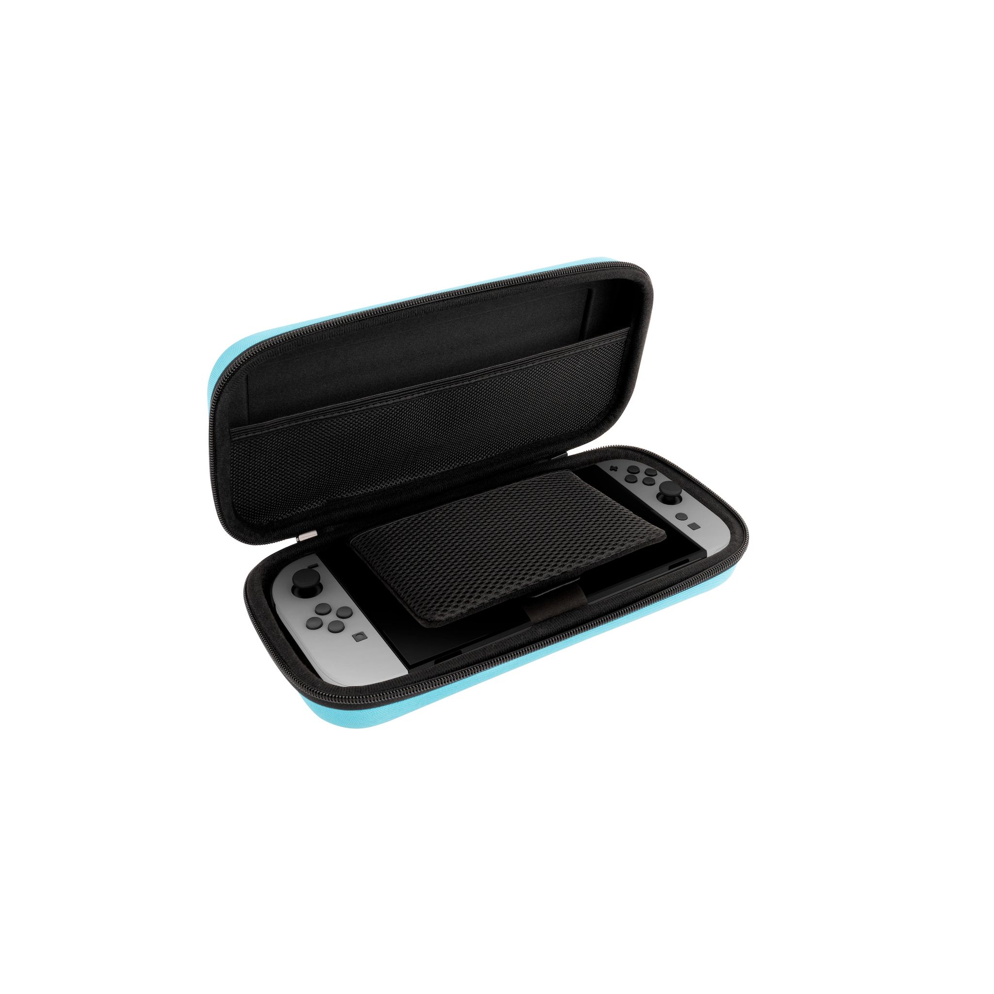 Voir la diapositive 5 : NACON Pack pochette rigide + protection d'écran + boîte de rangement bleu Nintendo Switch 2