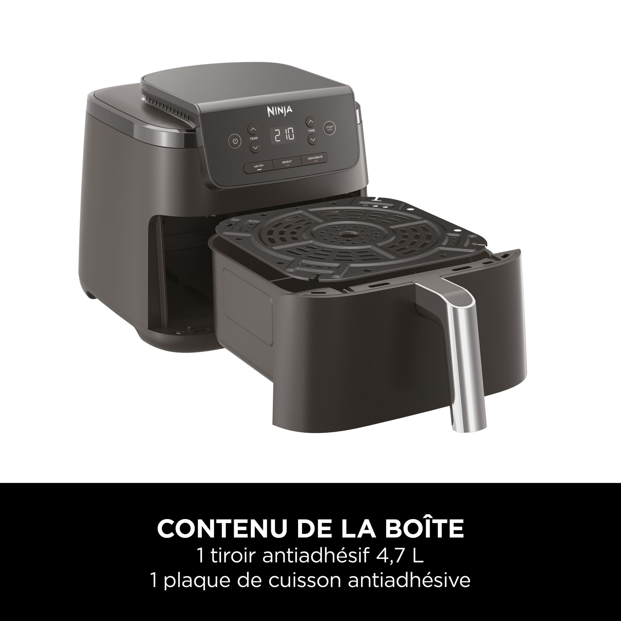 Voir la diapositive 12 : NINJA Friteuse électrique sans huile à air chaud AF110EU - Noir