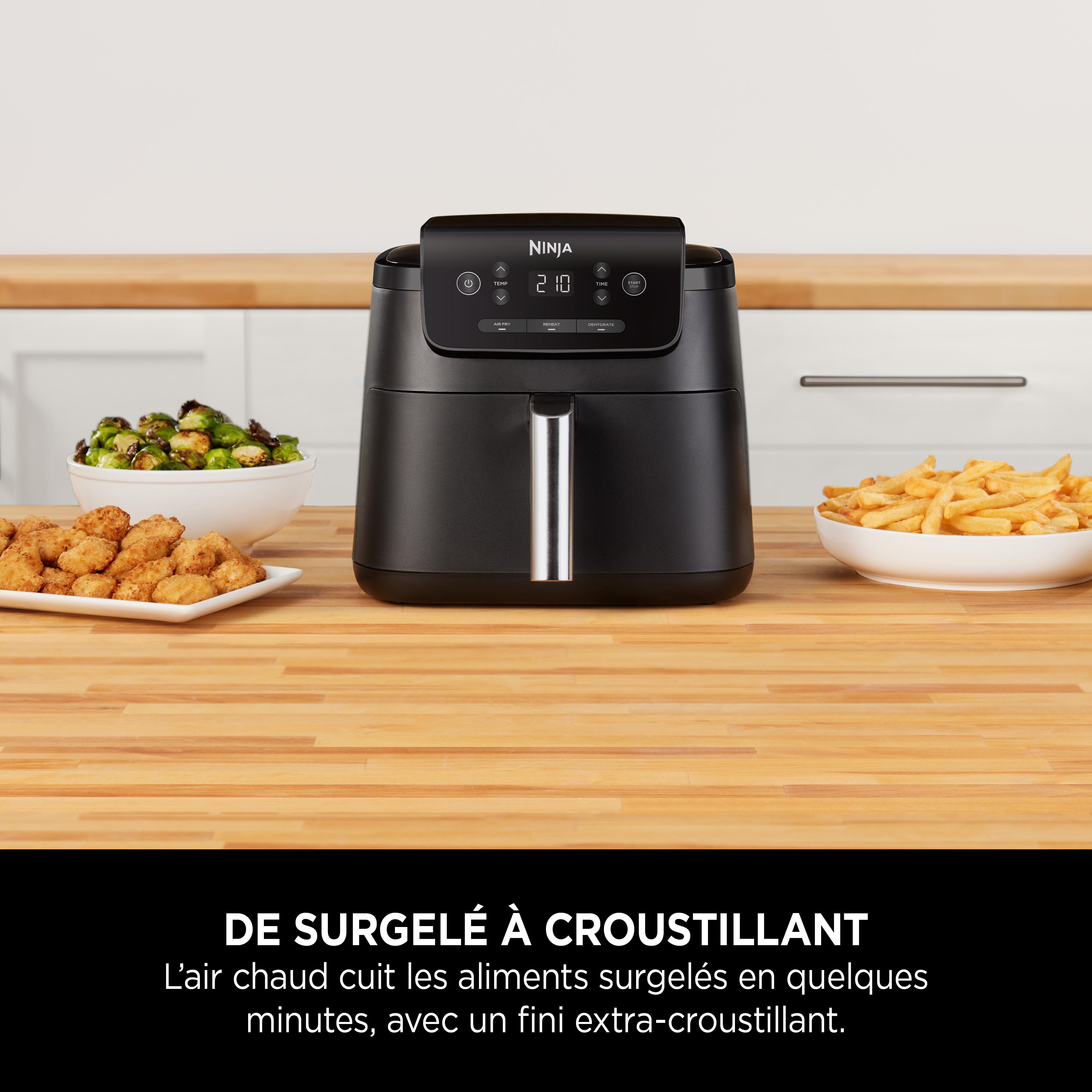 Voir la diapositive 9 : NINJA Friteuse électrique sans huile à air chaud AF110EU - Noir