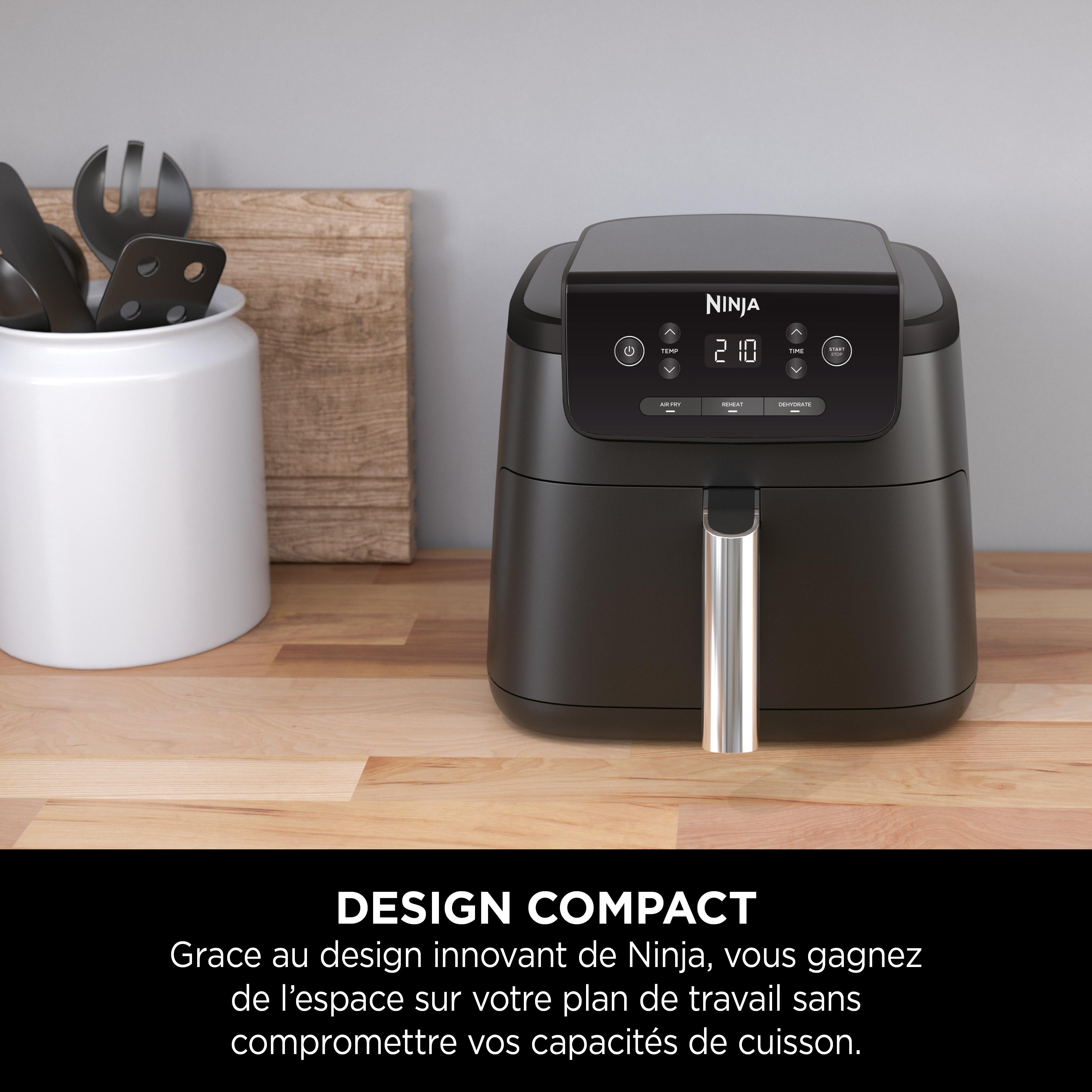 Voir la diapositive 10 : NINJA Friteuse électrique sans huile à air chaud AF110EU - Noir