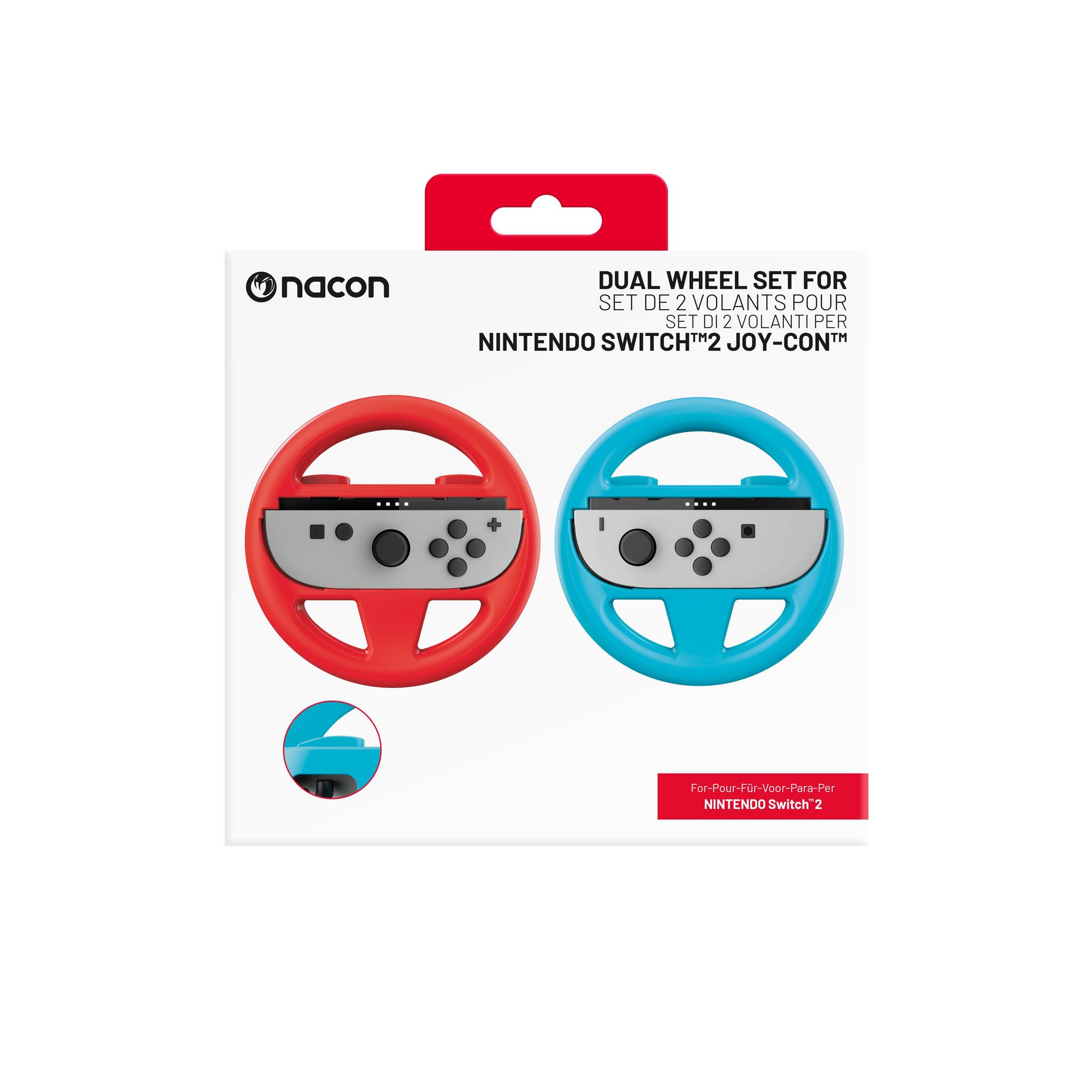 NACON Lot de 2 volants pour Joy-Con Nintendo Switch 2