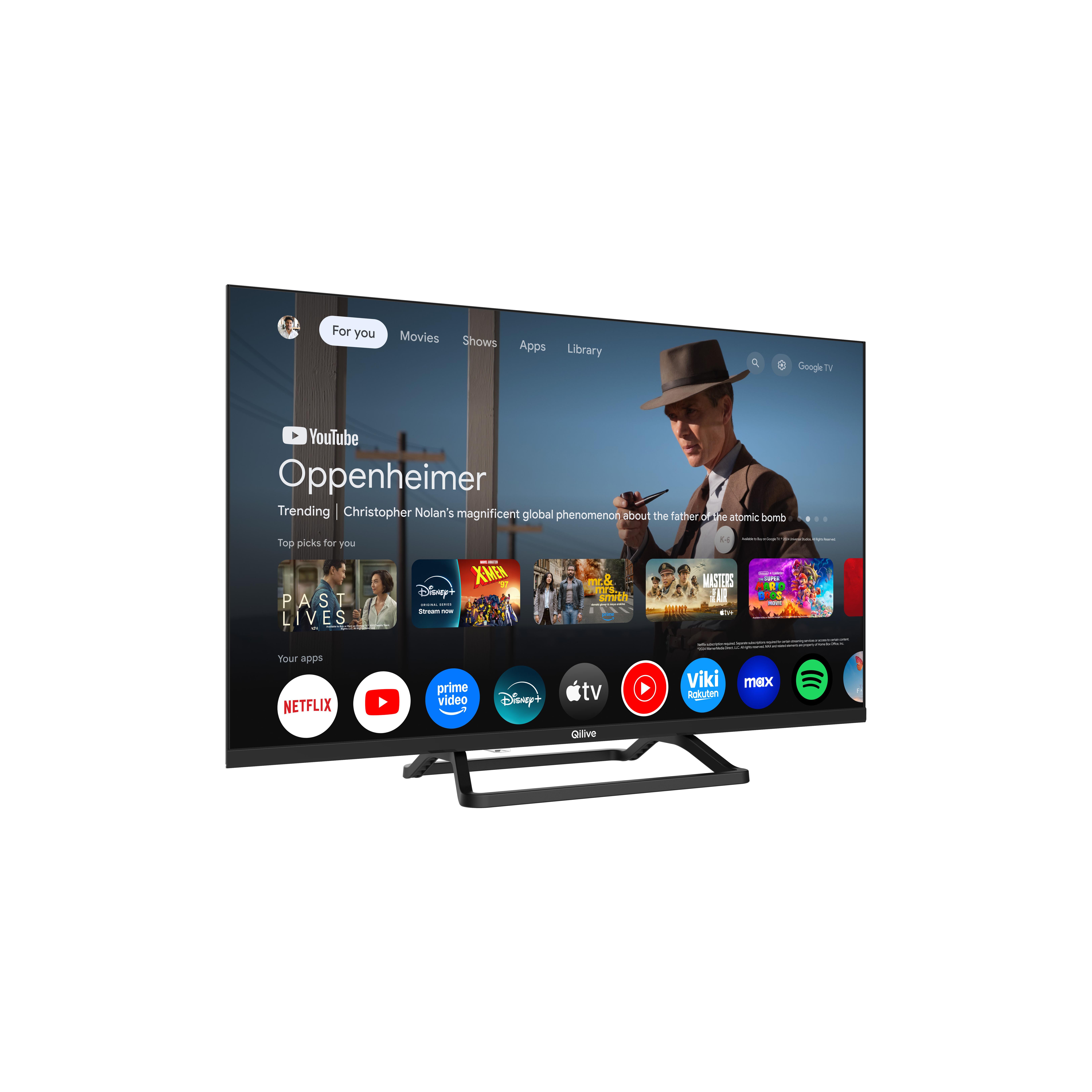Voir la diapositive 3 : QILIVE TV Q32HA251B