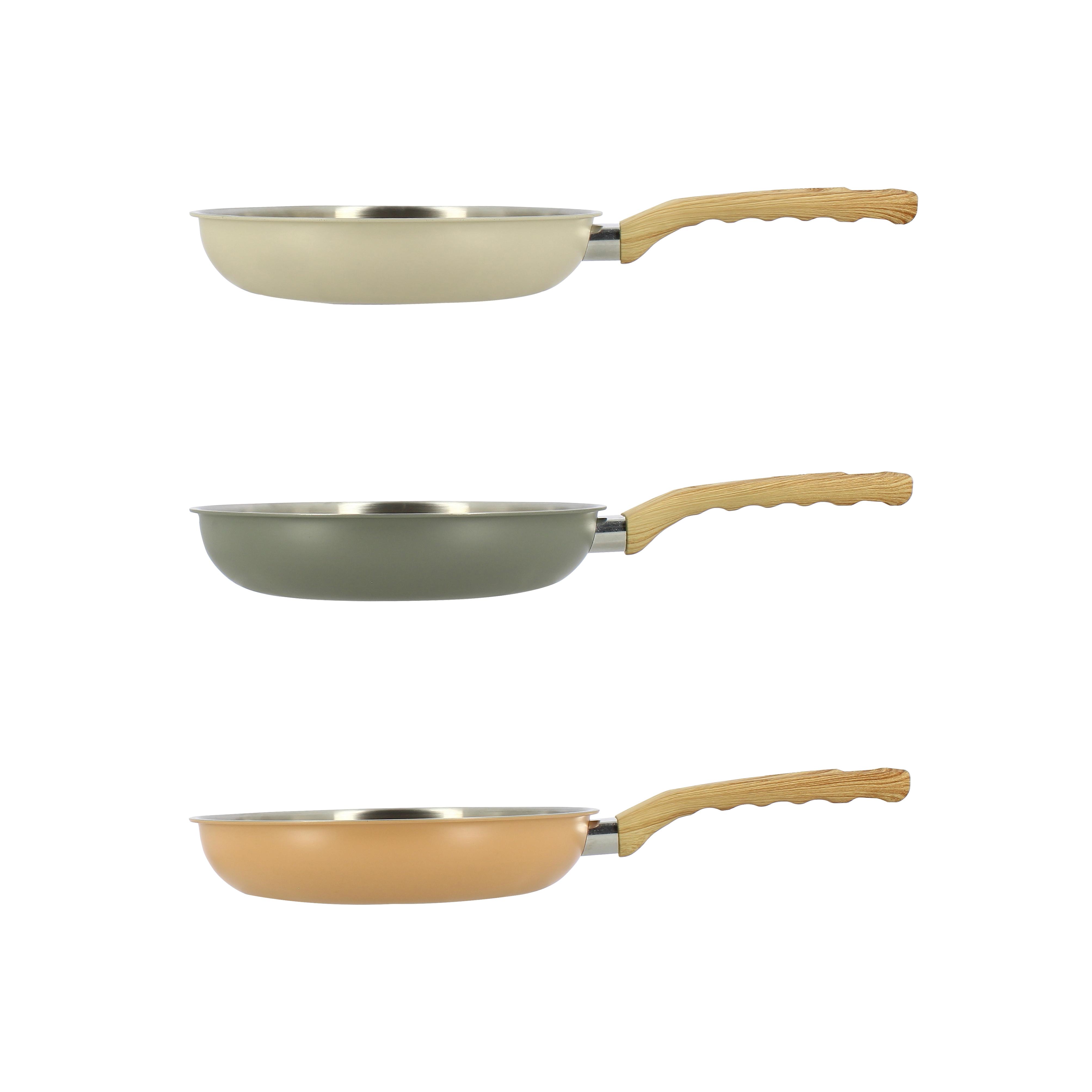 LEBRUN Poêle 24cm en aluminium et inox menastyl