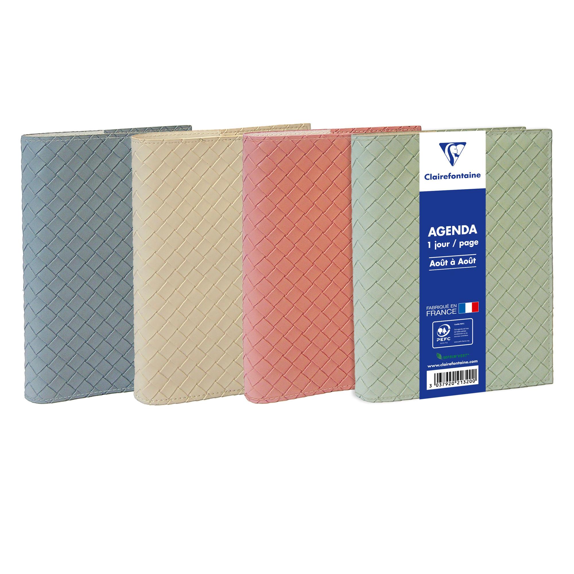 CLAIREFONTAINE Agenda scolaire 1jour/page couverture souple