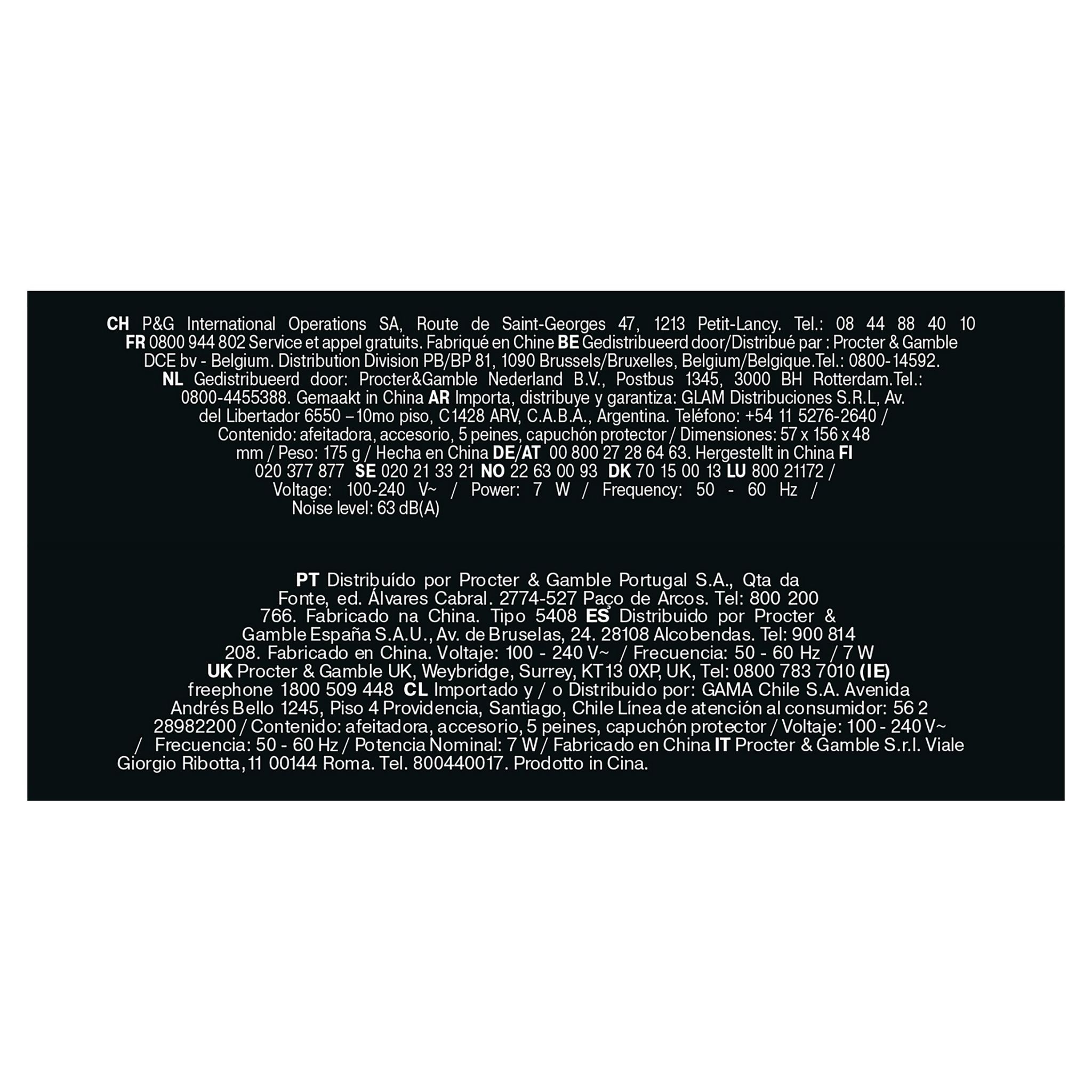 Voir la diapositive 13 : BRAUN Rasoir électrique 300BT - Noir