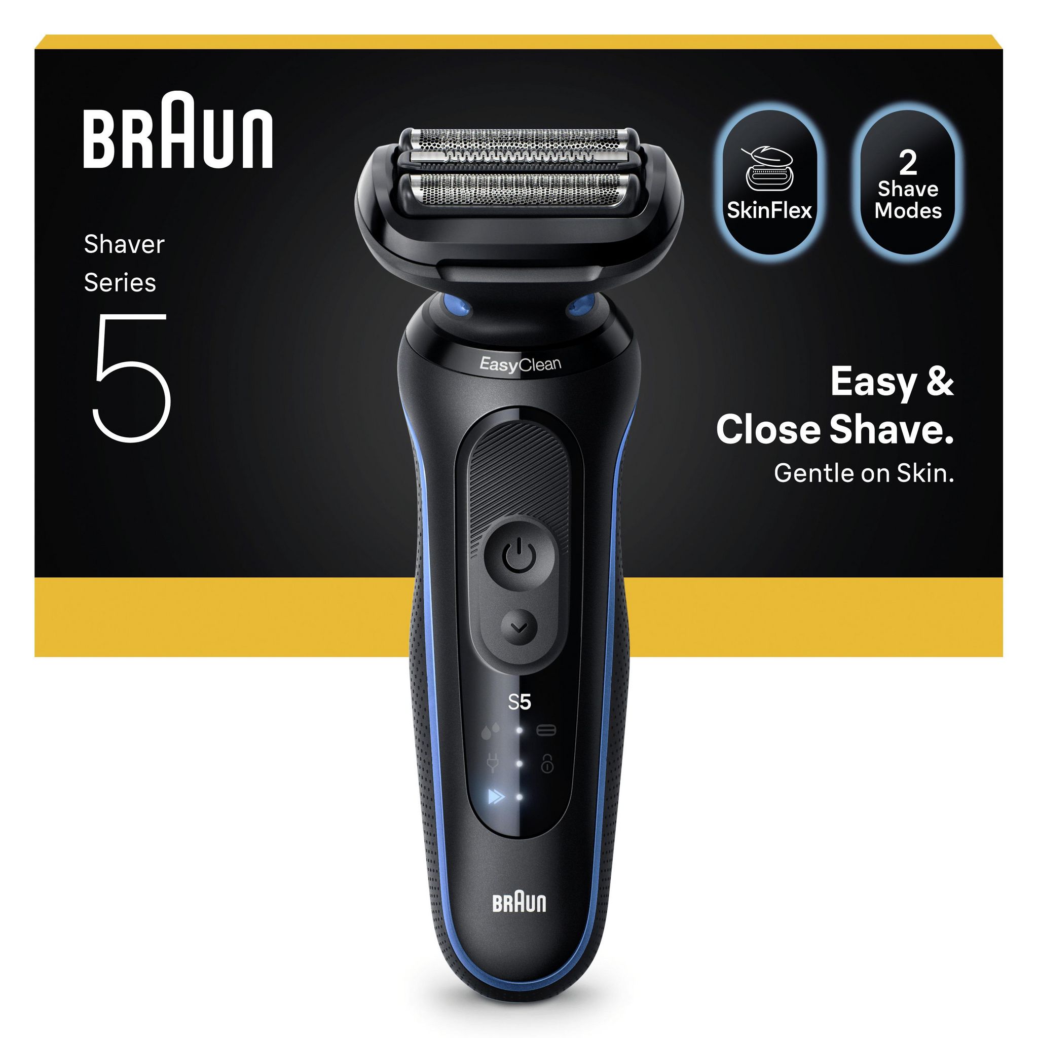Voir la diapositive 1 : BRAUN Rasoir électrique 52-B1000S - Noir