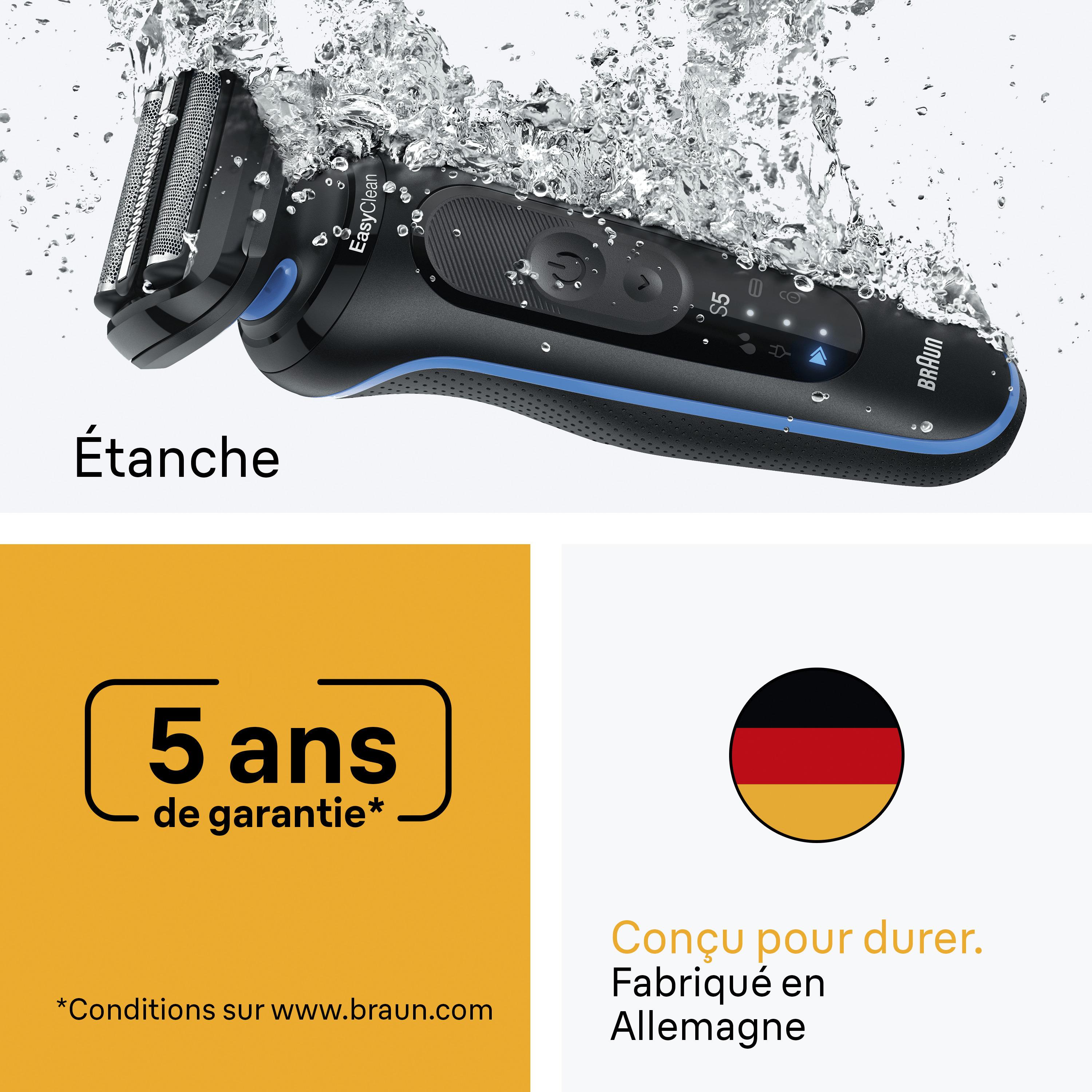 Voir la diapositive 6 : BRAUN Rasoir électrique 52-B1000S - Noir
