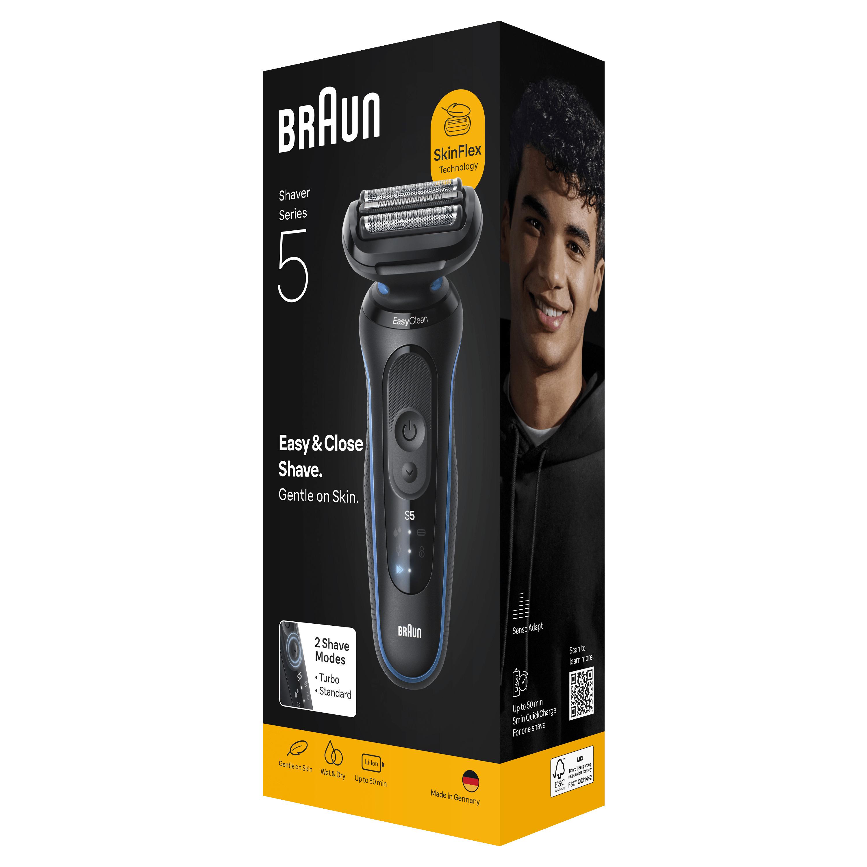 Voir la diapositive 7 : BRAUN Rasoir électrique 52-B1000S - Noir