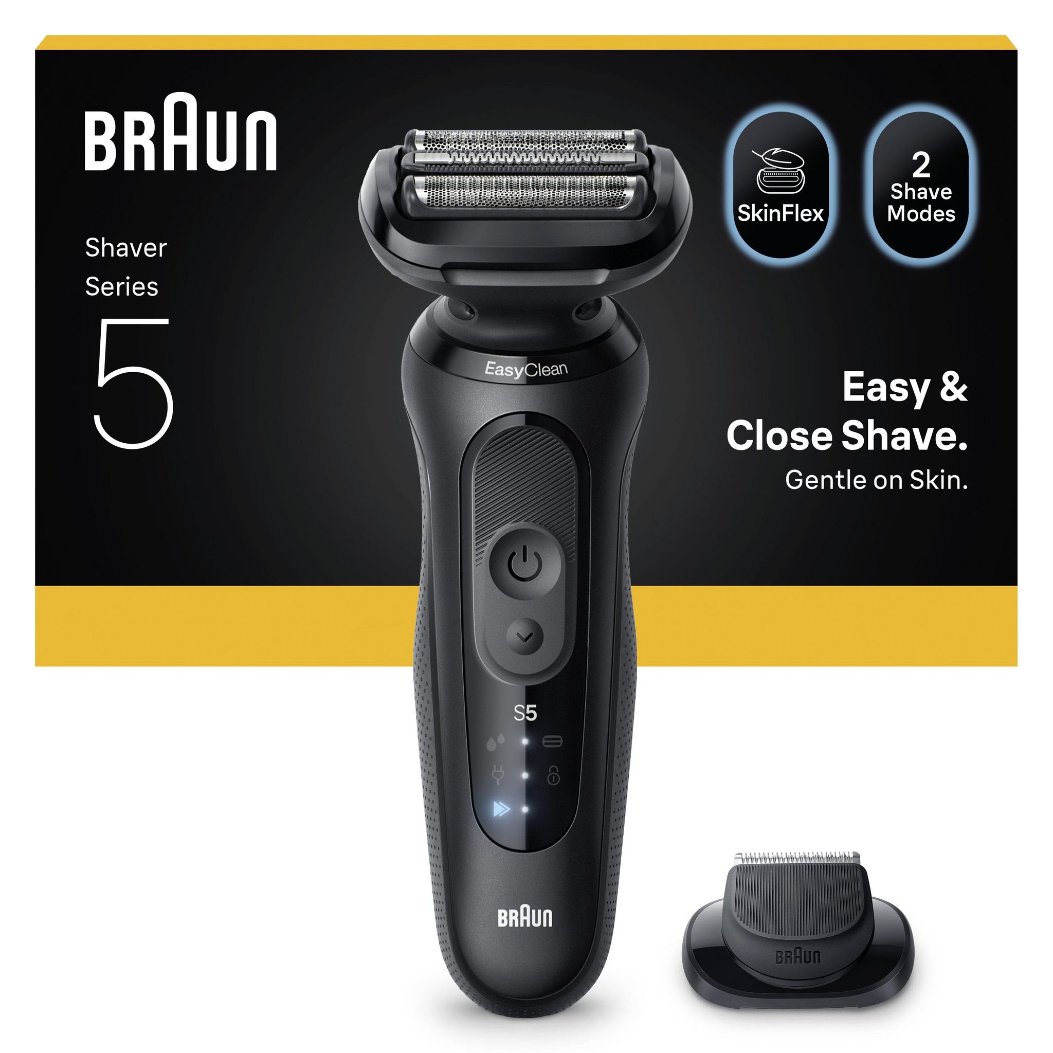 BRAUN Rasoir électrique 52-N1200S - Noir