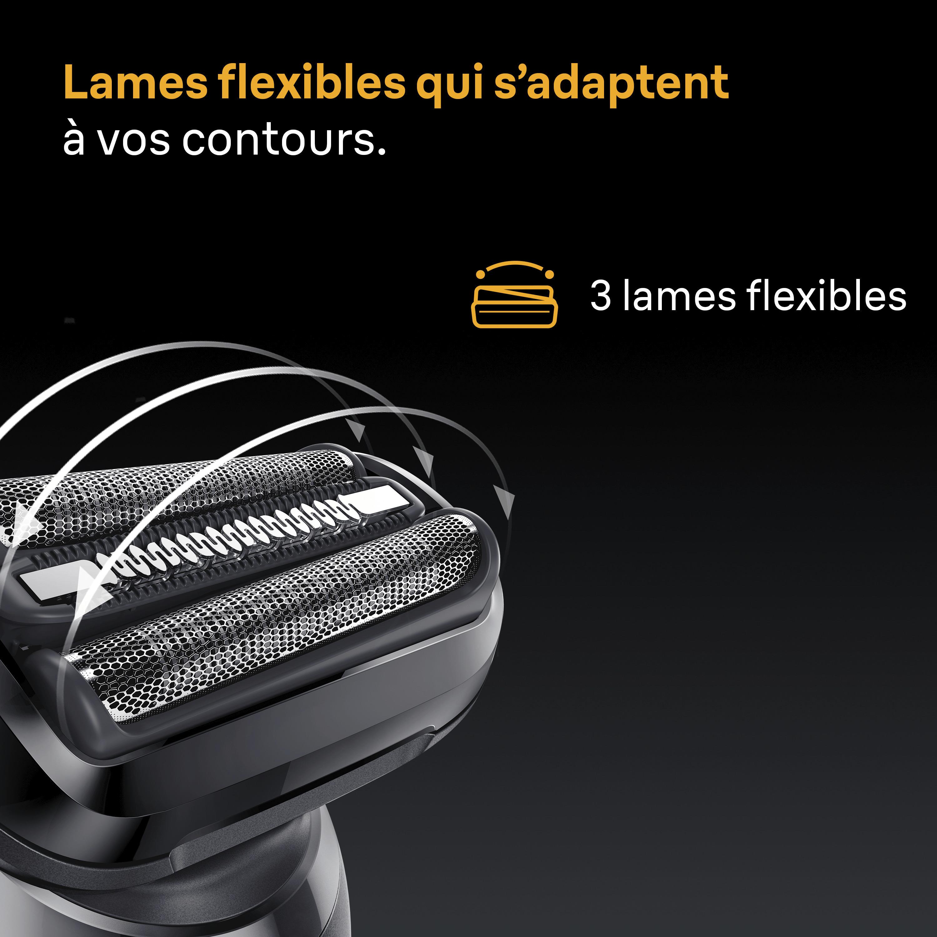 Voir la diapositive 3 : BRAUN Rasoir électrique 52-N1200S - Noir