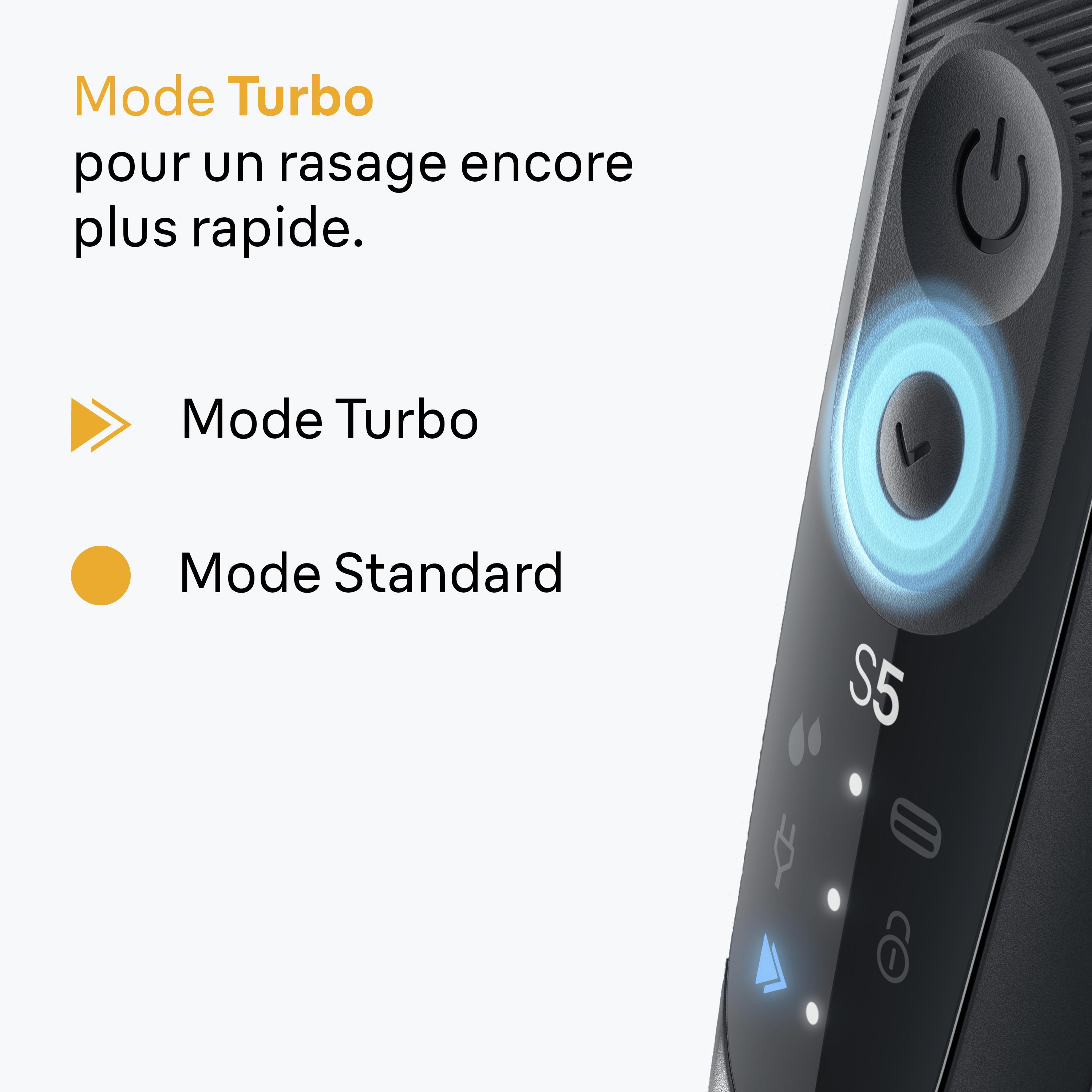 Voir la diapositive 4 : BRAUN Rasoir électrique 52-N1200S - Noir