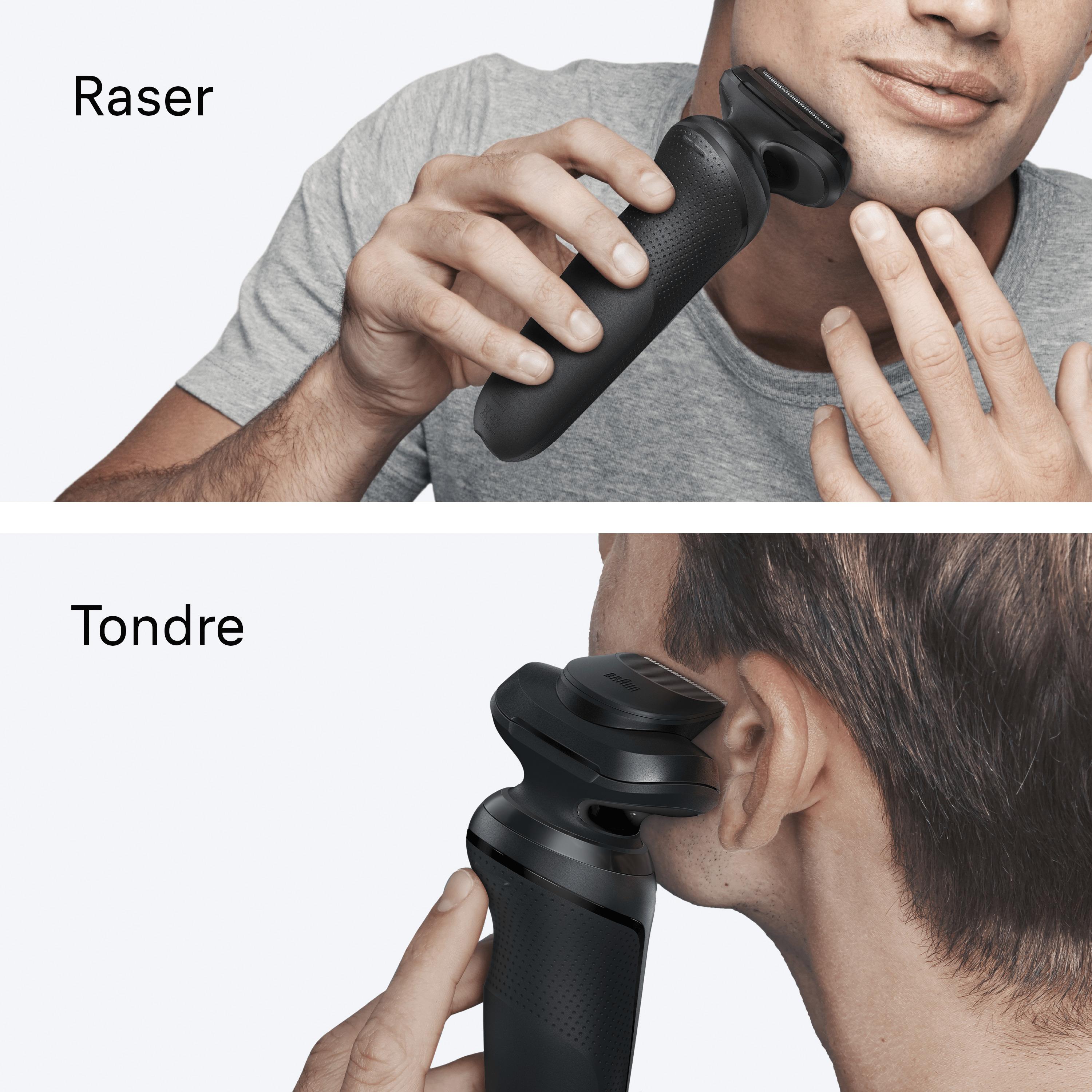 Voir la diapositive 5 : BRAUN Rasoir électrique 52-N1200S - Noir