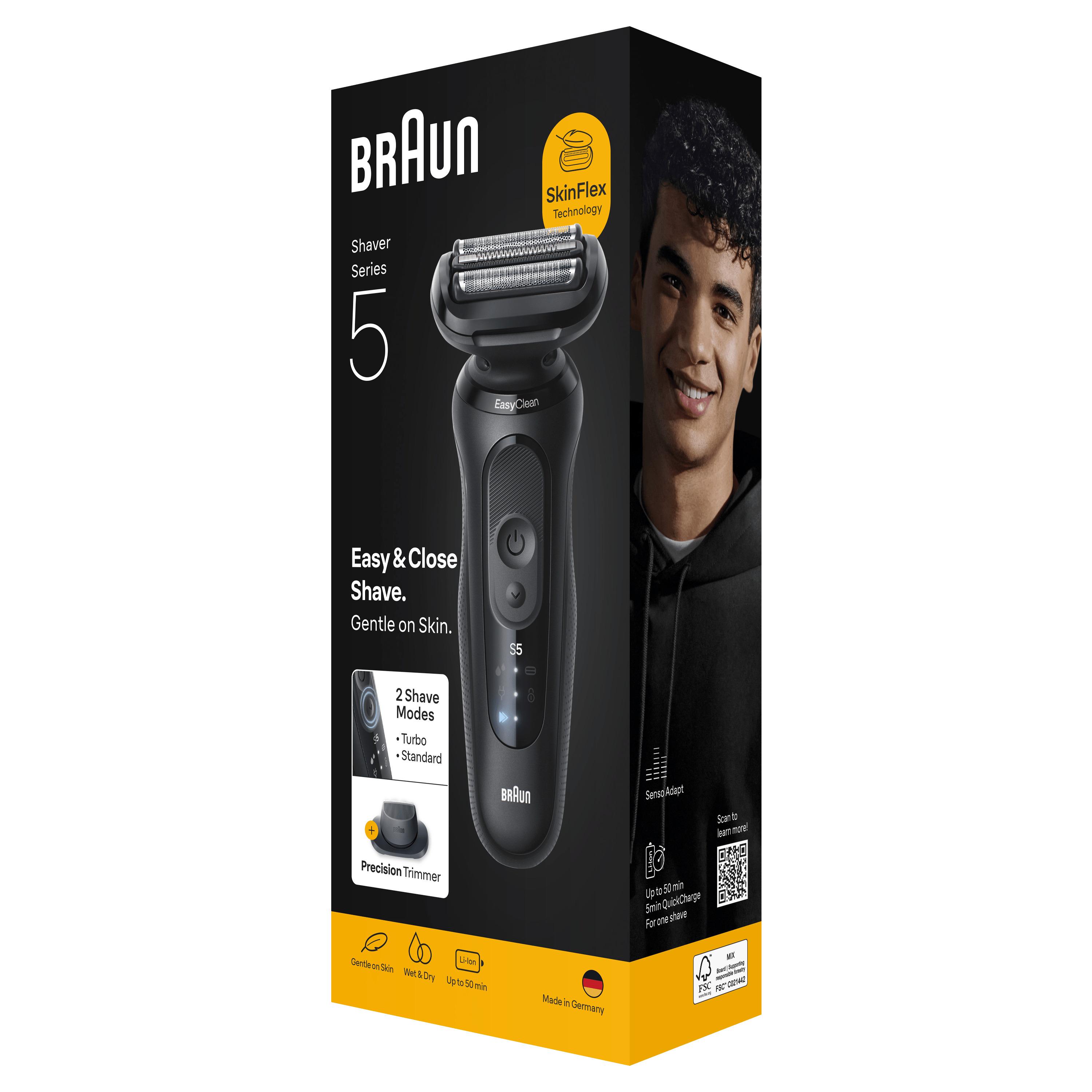 Voir la diapositive 7 : BRAUN Rasoir électrique 52-N1200S - Noir