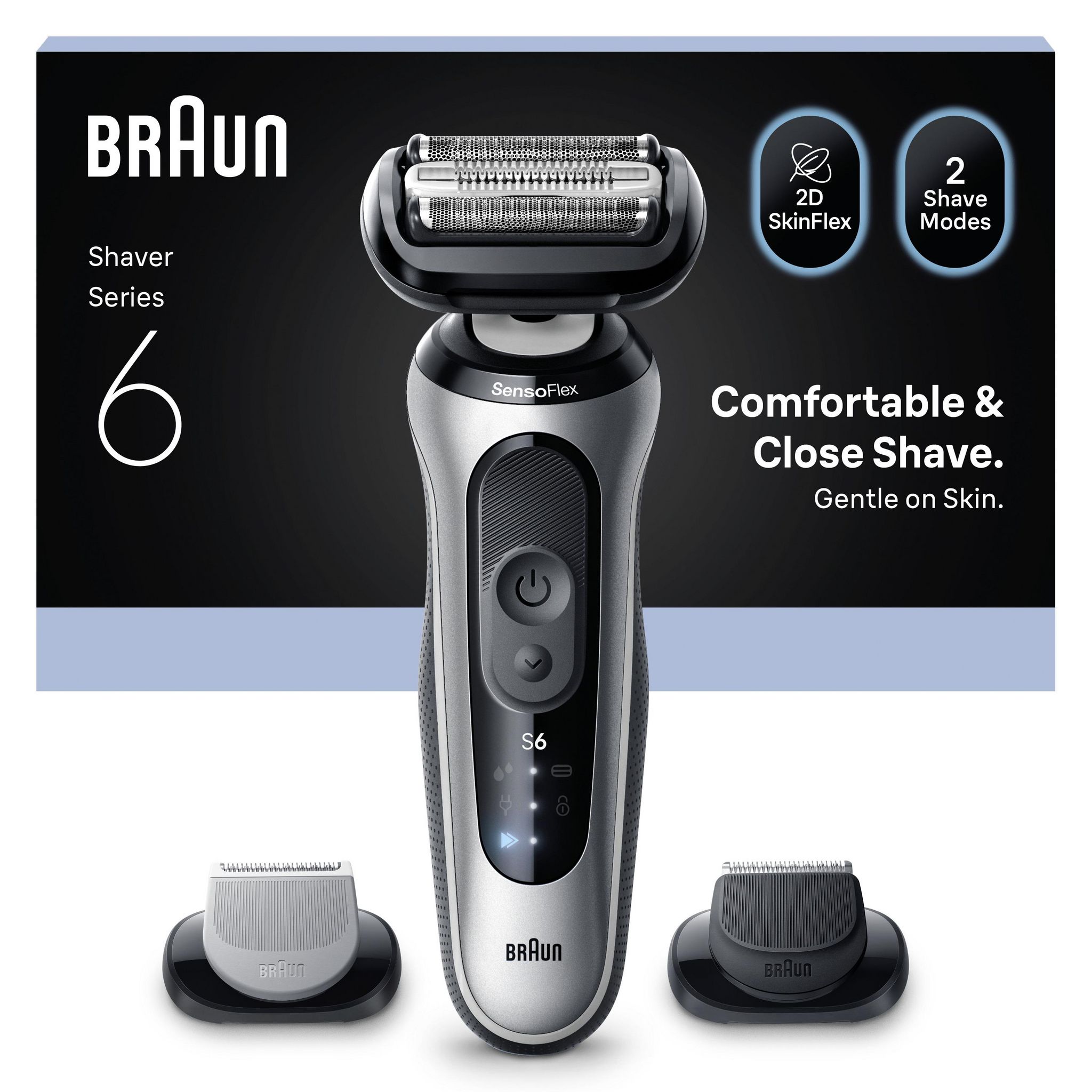 BRAUN Rasoir électrique 62-S1650S - Gris