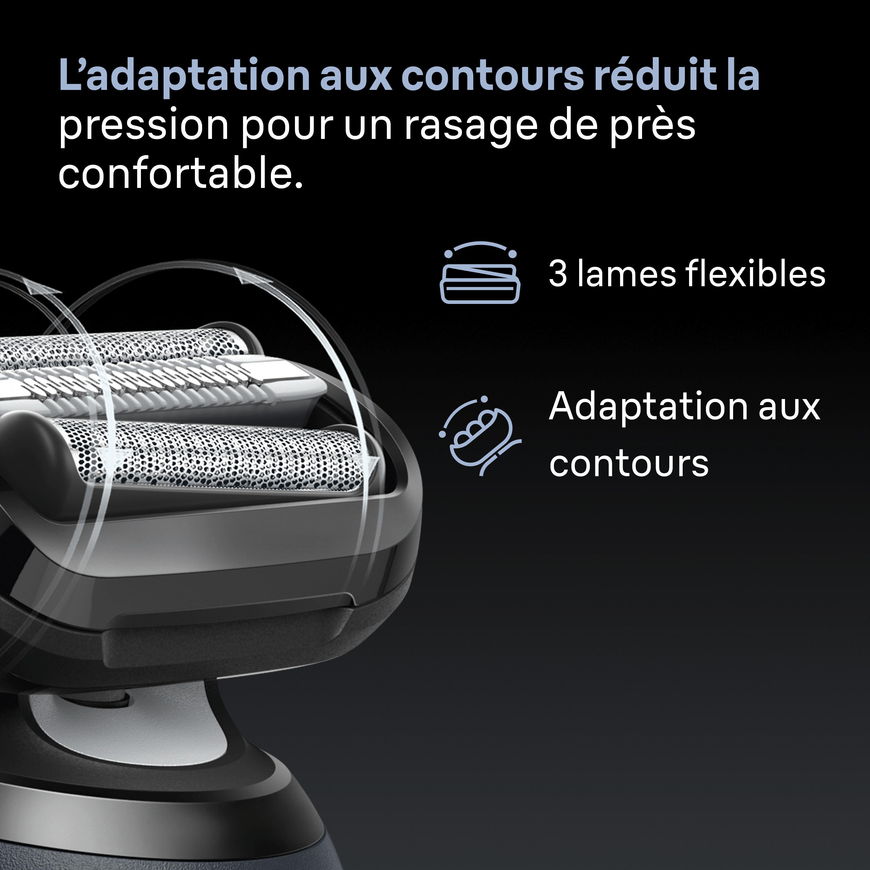 Voir la diapositive 3 : BRAUN Rasoir électrique 62-S1650S - Gris