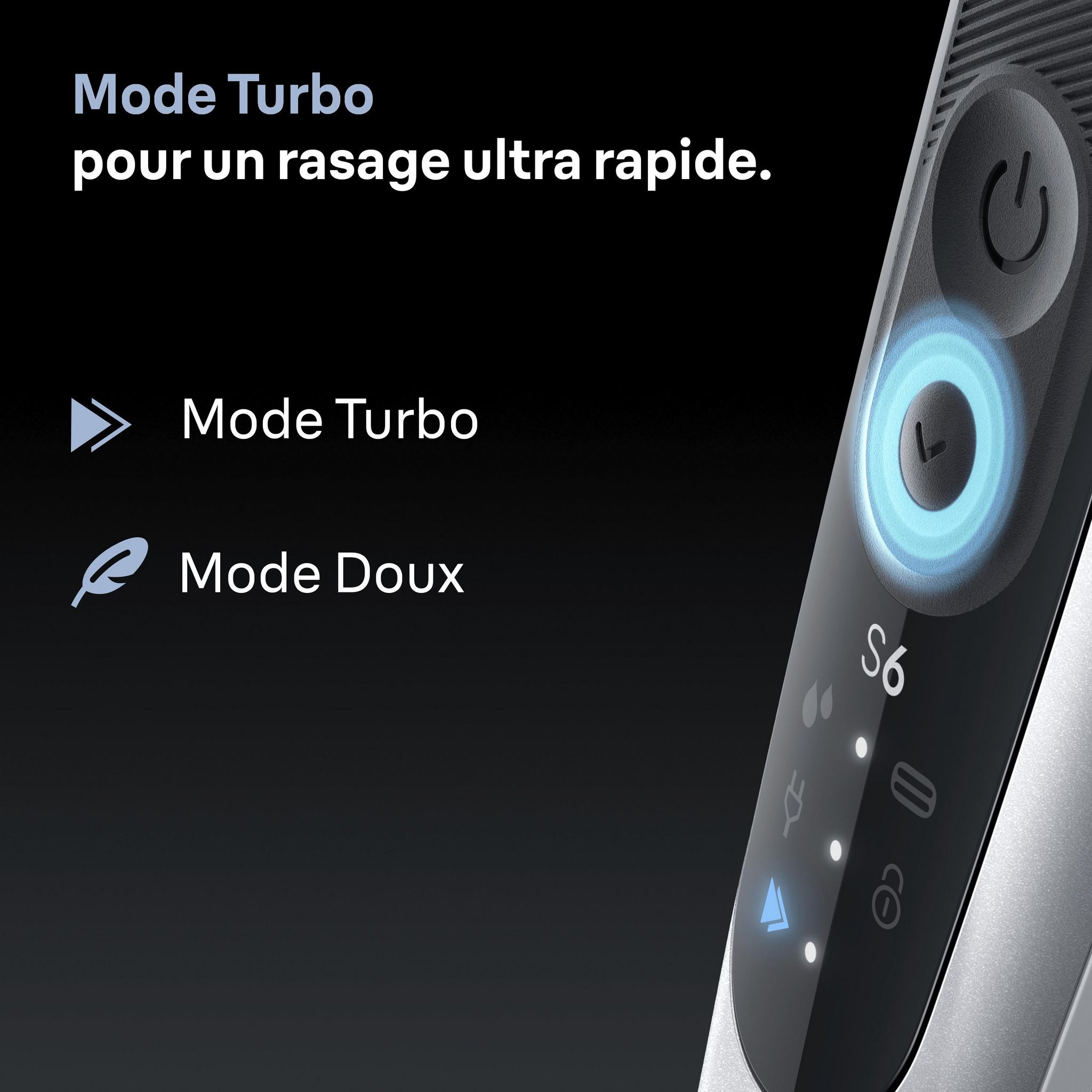 Voir la diapositive 4 : BRAUN Rasoir électrique 62-S1650S - Gris