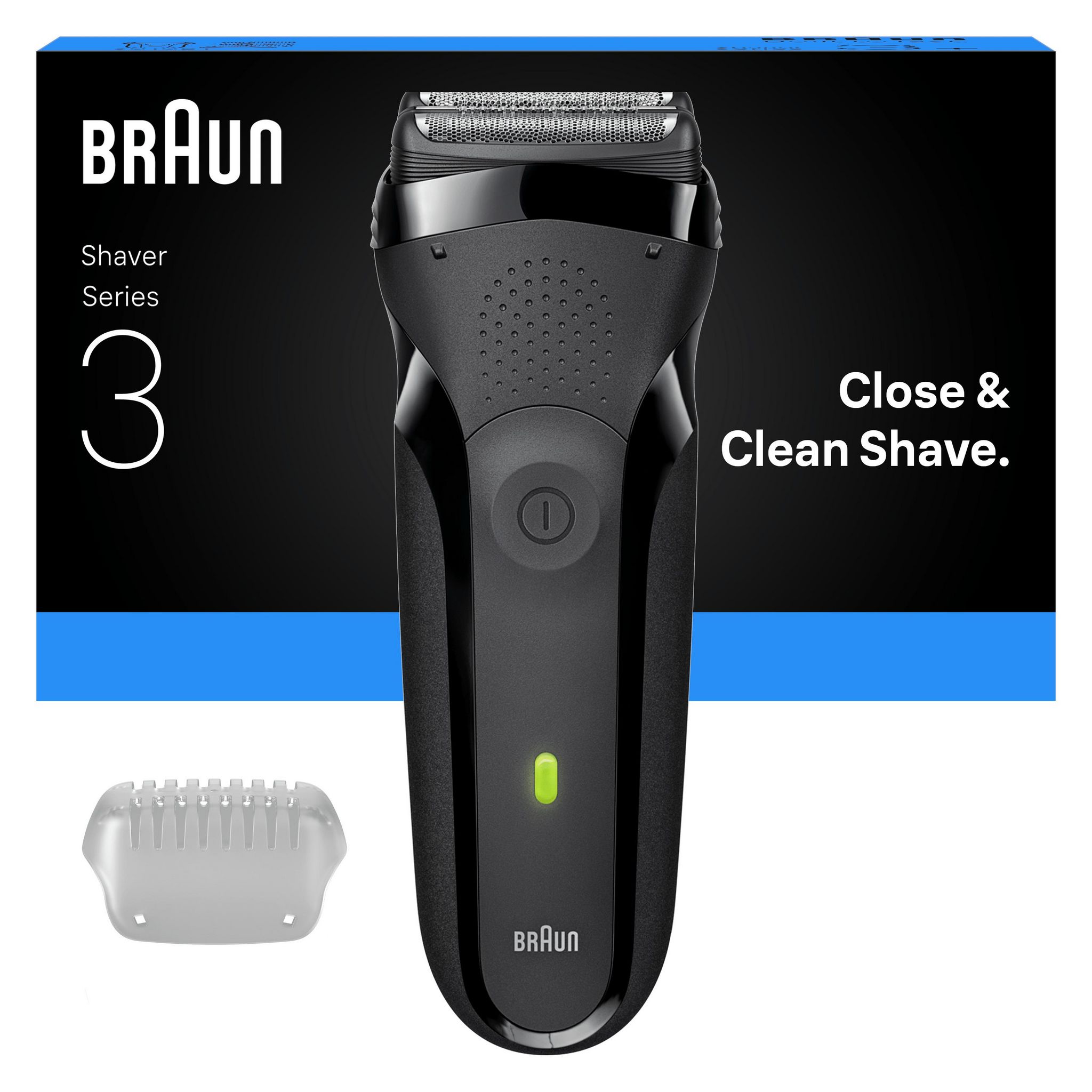 BRAUN Rasoir électrique S300S - Noir
