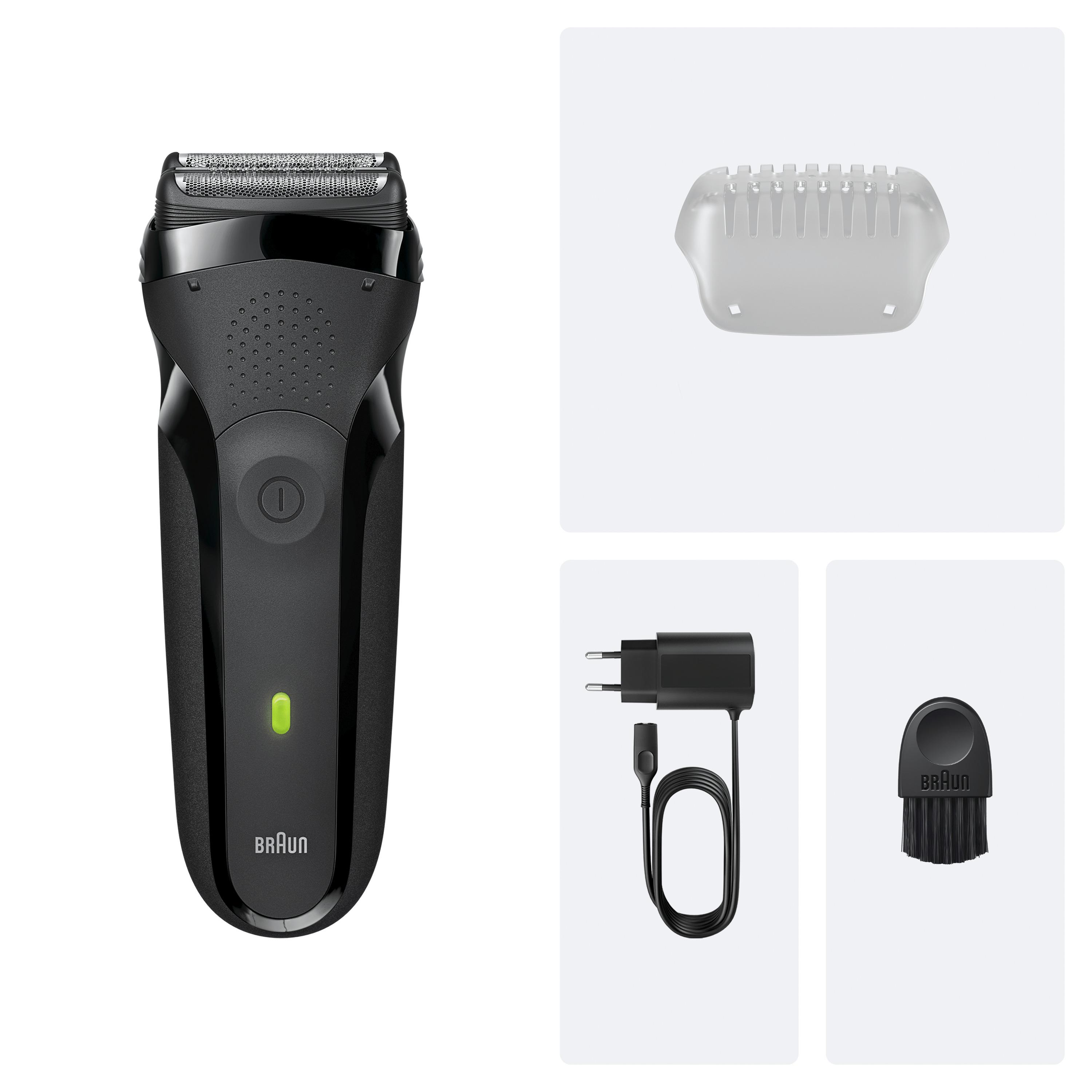Voir la diapositive 6 : BRAUN Rasoir électrique S300S - Noir