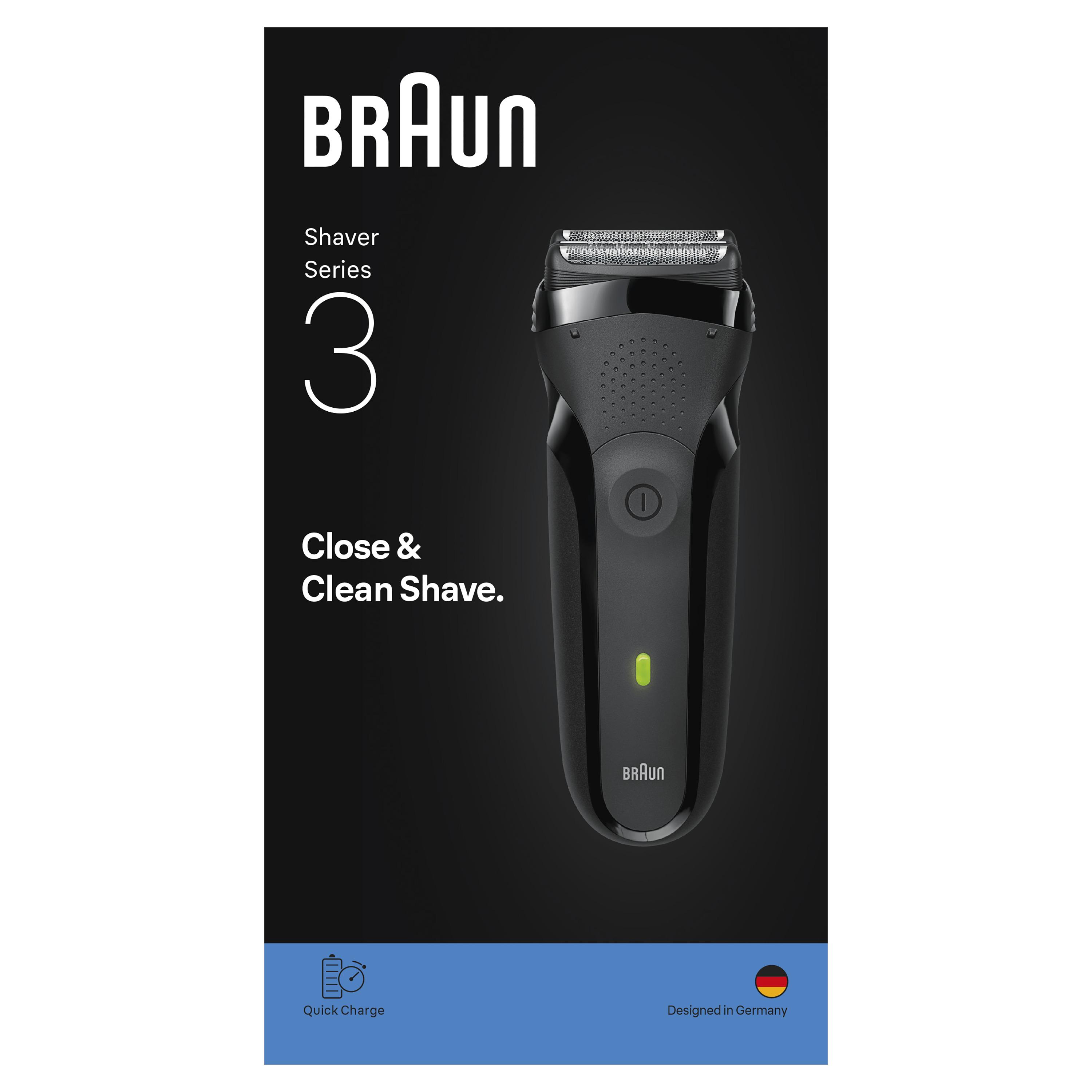 Voir la diapositive 8 : BRAUN Rasoir électrique S300S - Noir