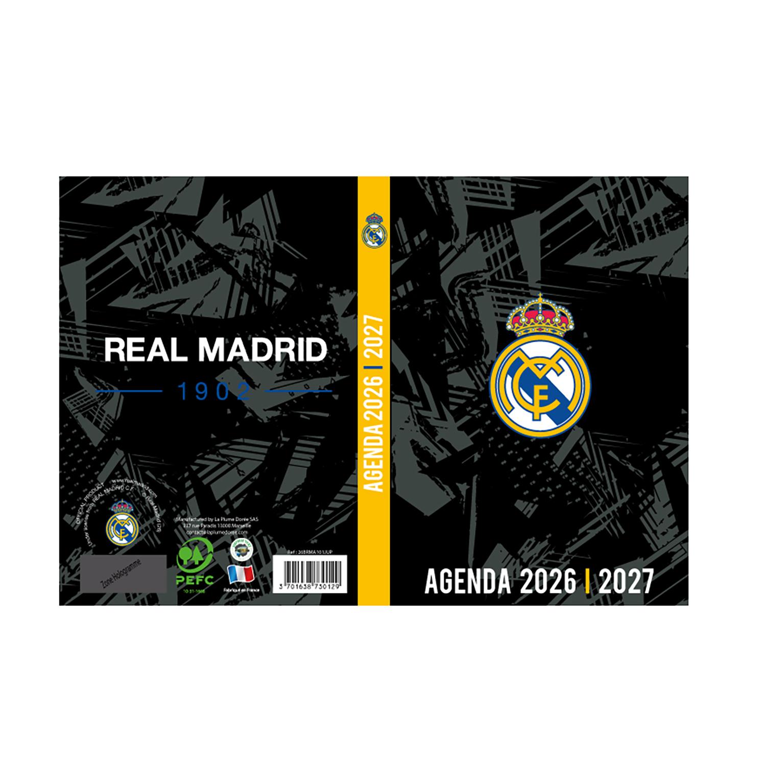 LA PLUME DORÉE Agenda scolaire Real de Madrid 2026/2027